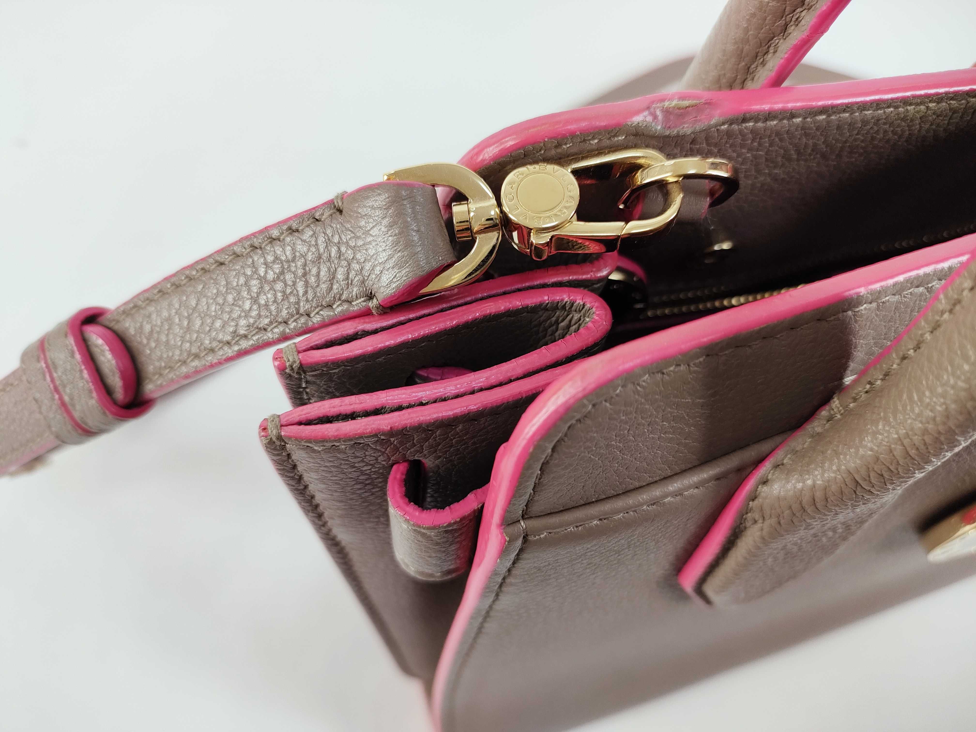 Bulgari Alba Leather Handbag Multicolor Handbag — view 9
