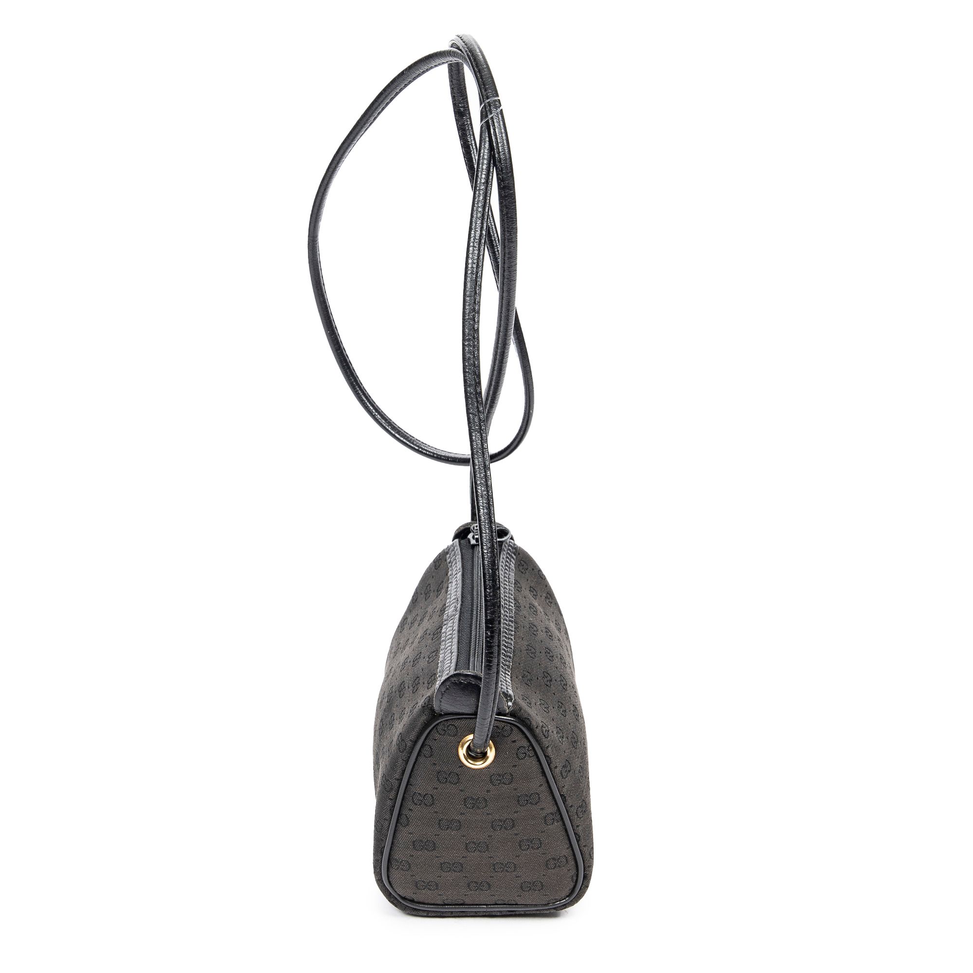 Vintage Mini Pochette Crossbody  Microguccissima Canvas — view 4