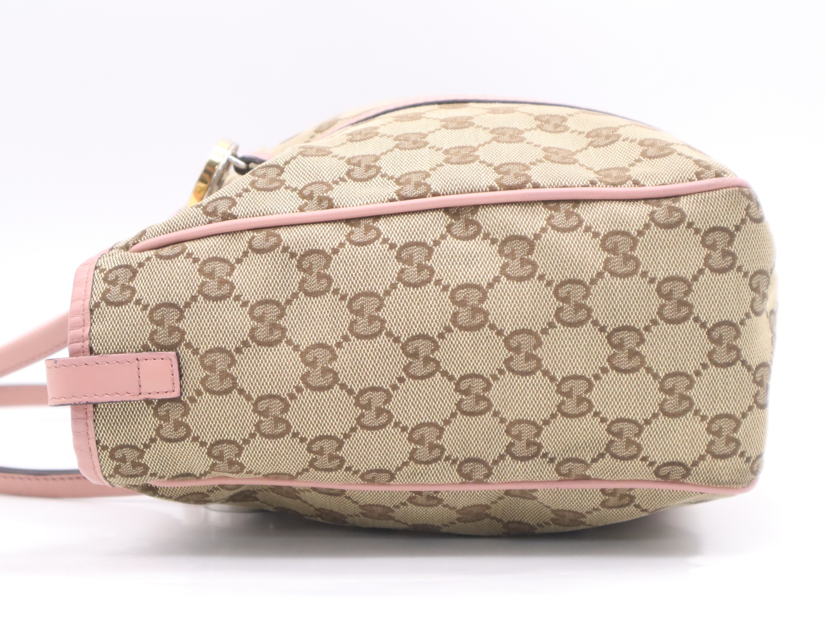 GG Canvas Handbag, Pink — view 3