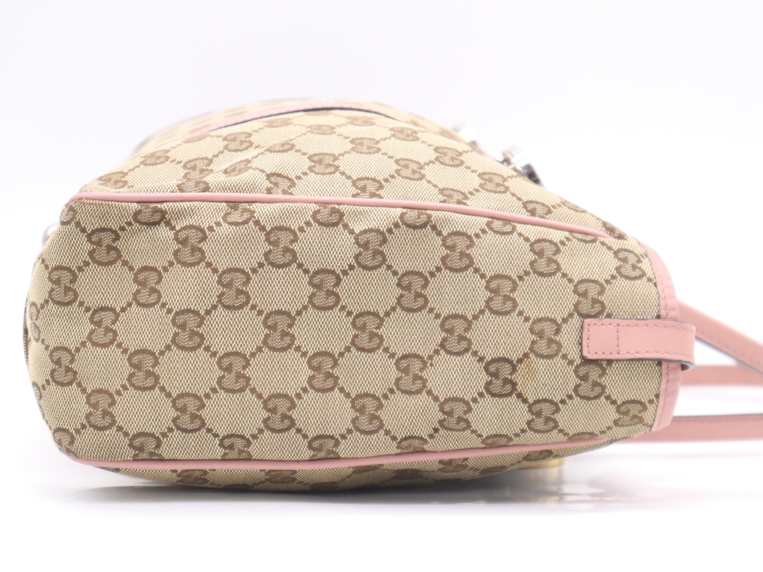 GG Canvas Handbag, Pink — view 5