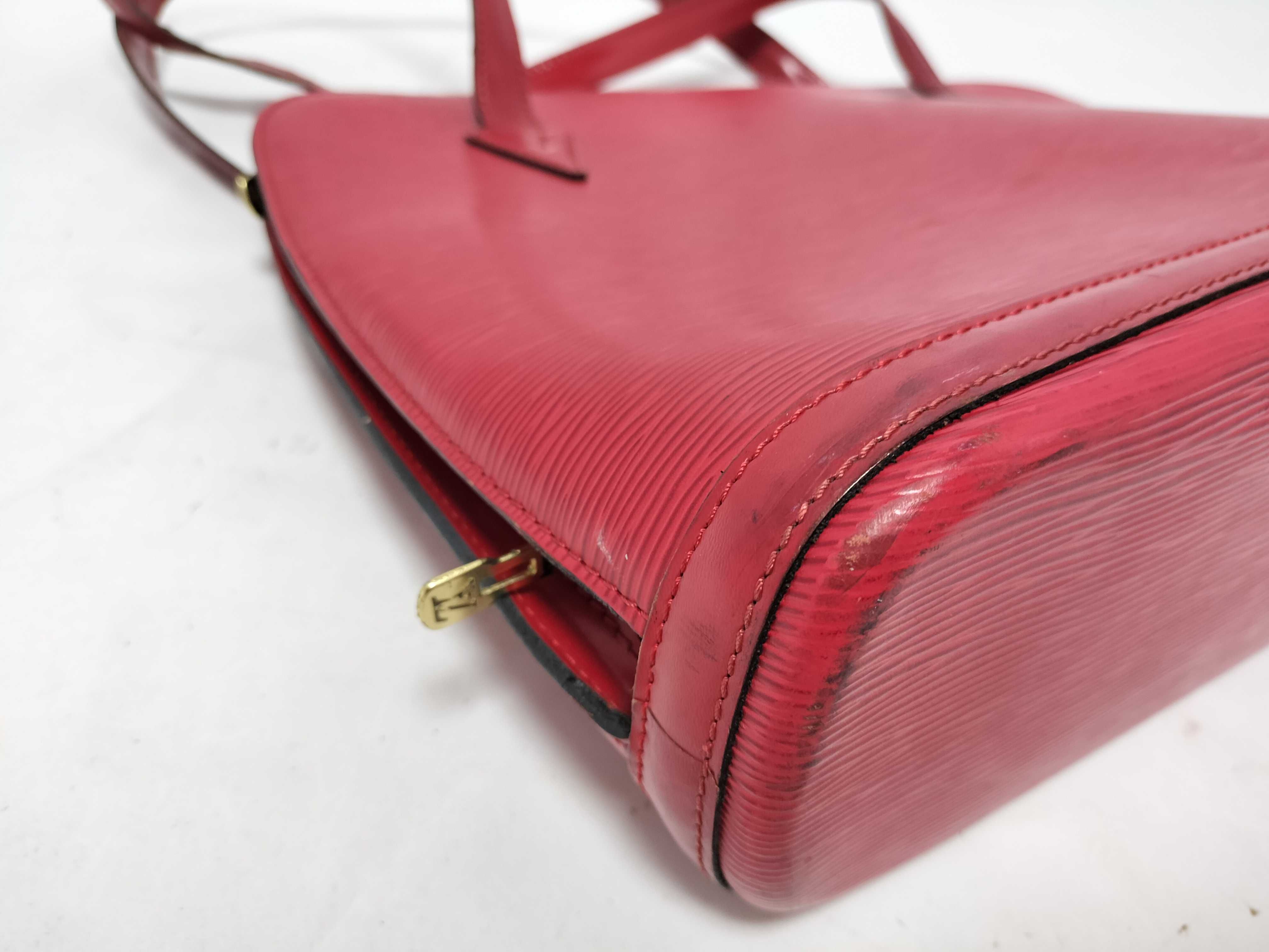 Epi LV Lussac Red Shoulder Bag — view 9