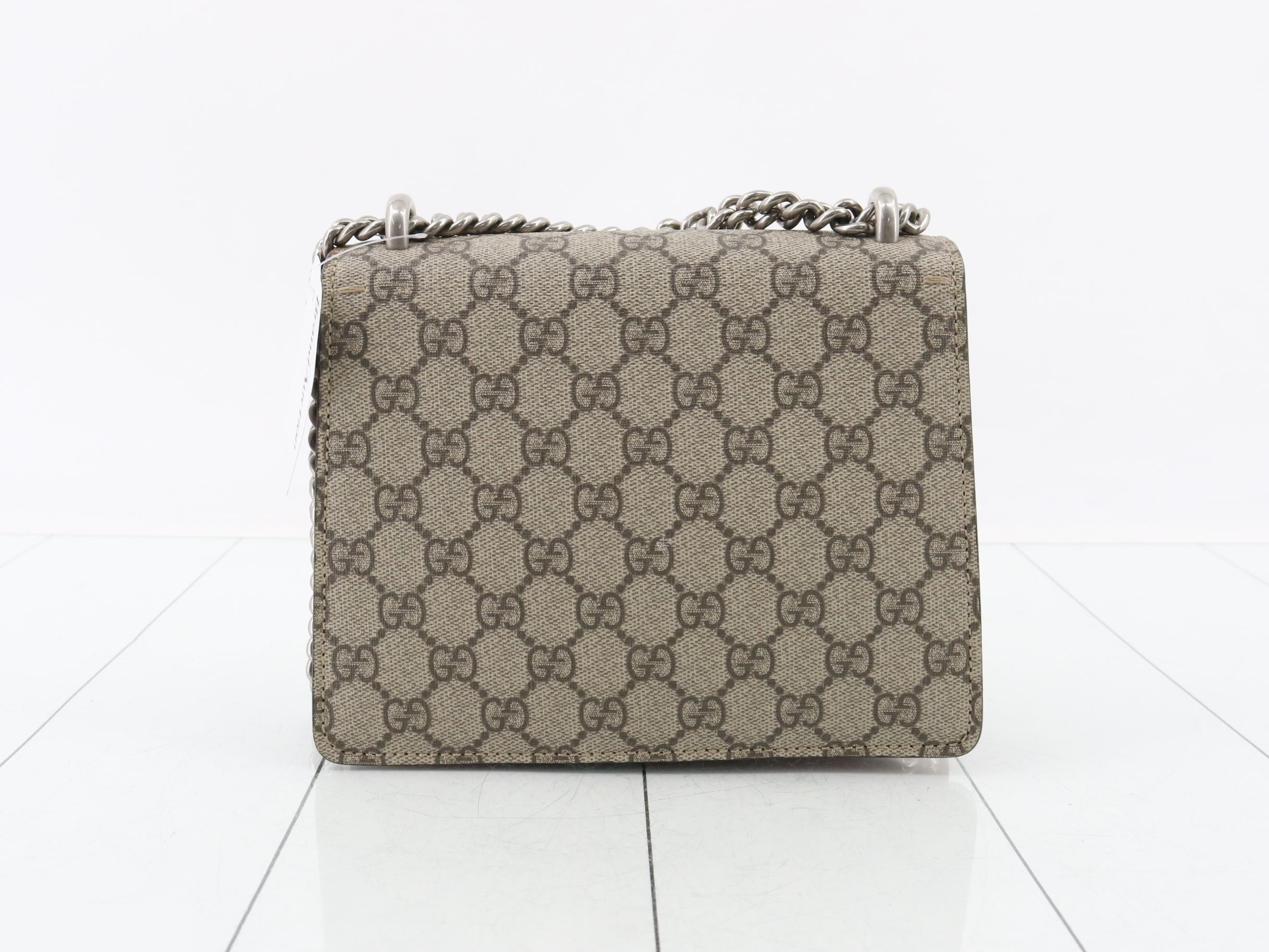 Dionysus GG Blooms Suede Chain Shoulder Bag — view 2