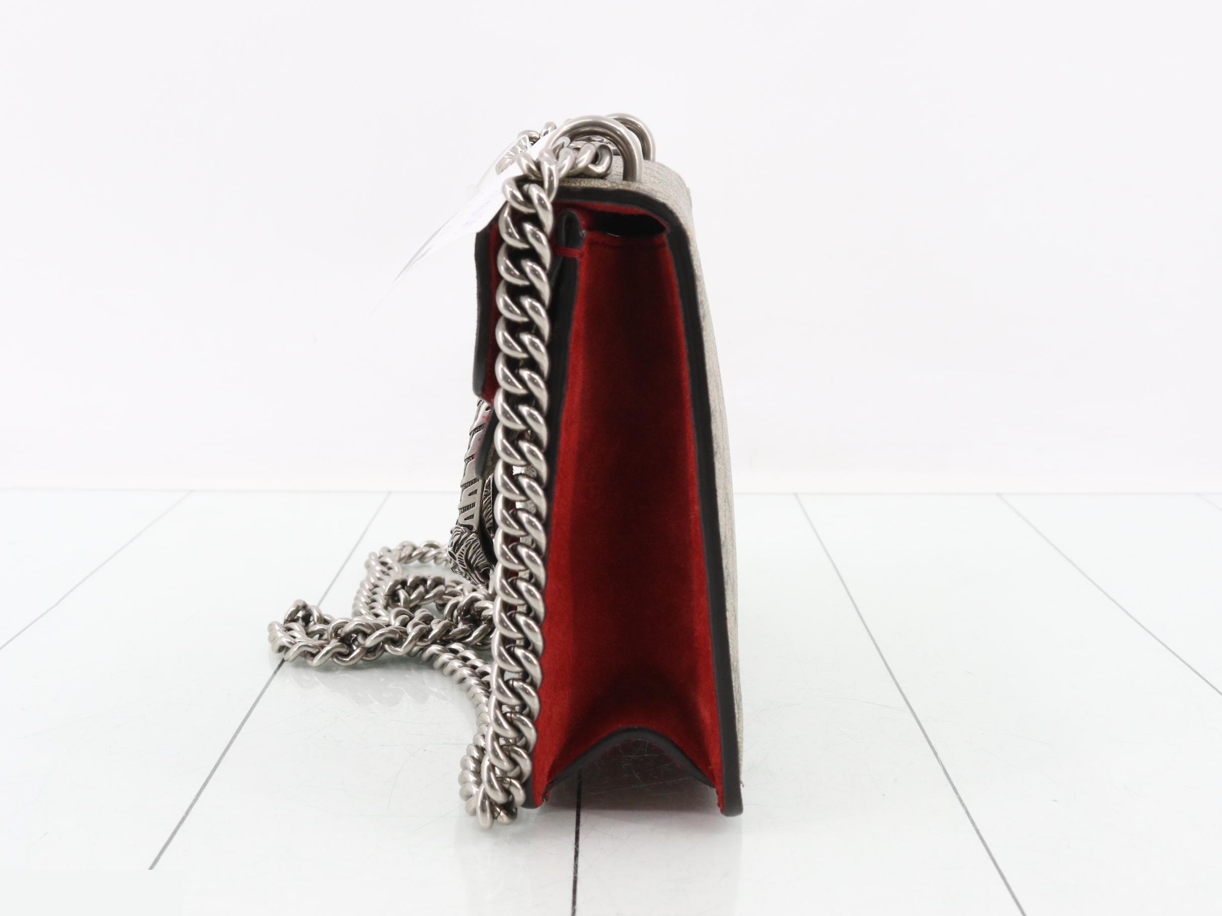 Dionysus GG Blooms Suede Chain Shoulder Bag — view 3
