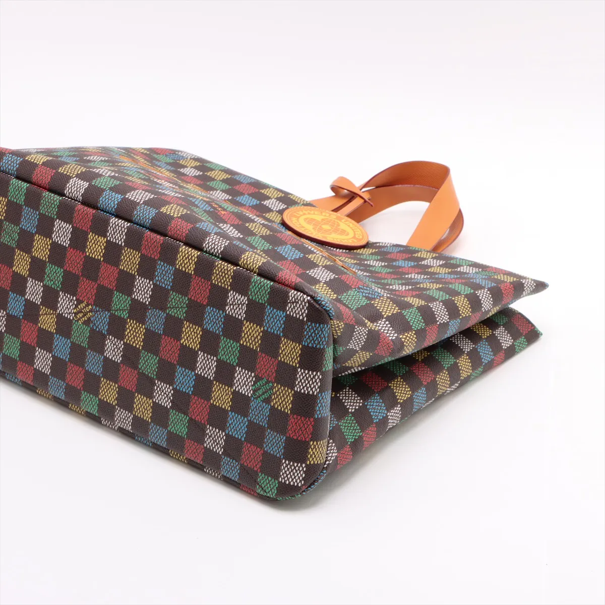 LV Birds Damier Shopper Tote MM N00192 Brown RFID responsive — view 3