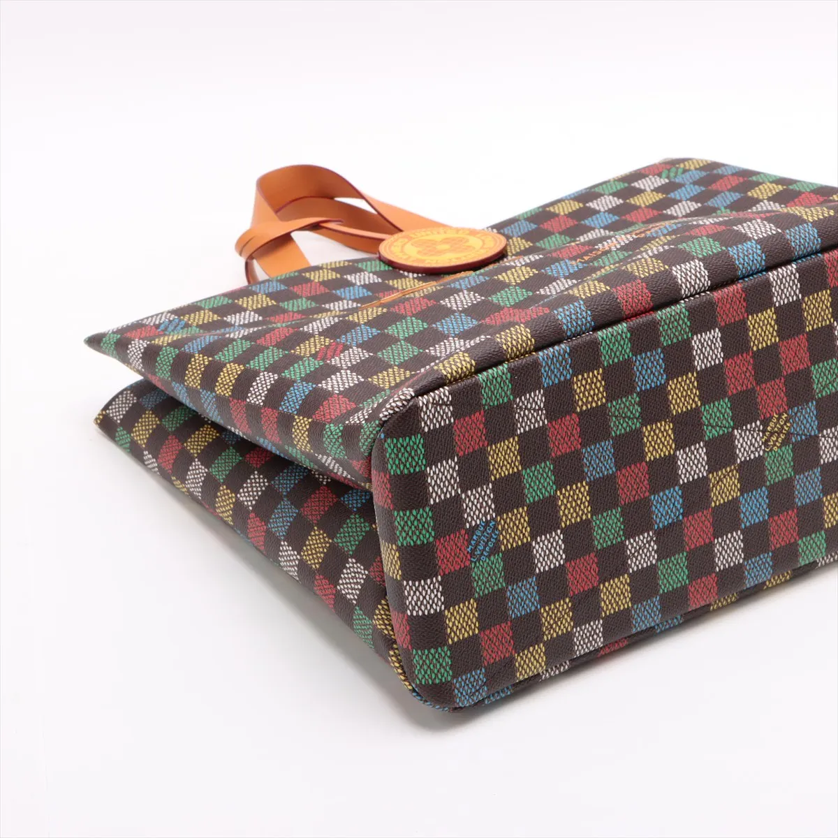 LV Birds Damier Shopper Tote MM N00192 Brown RFID responsive — view 4