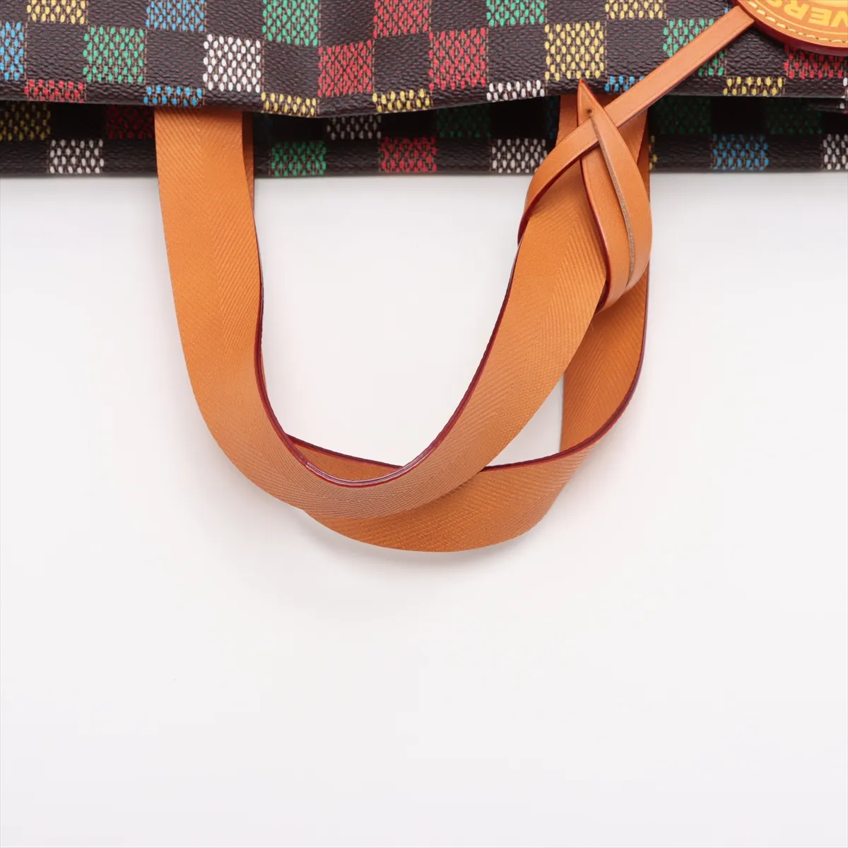 LV Birds Damier Shopper Tote MM N00192 Brown RFID responsive — view 5