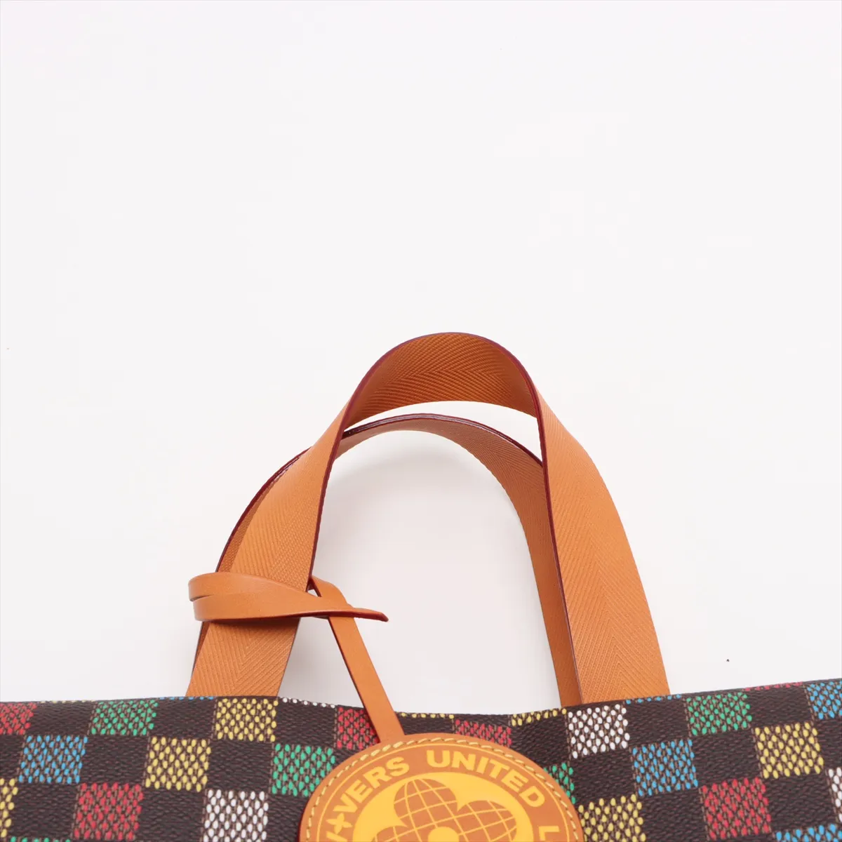 LV Birds Damier Shopper Tote MM N00192 Brown RFID responsive — view 6