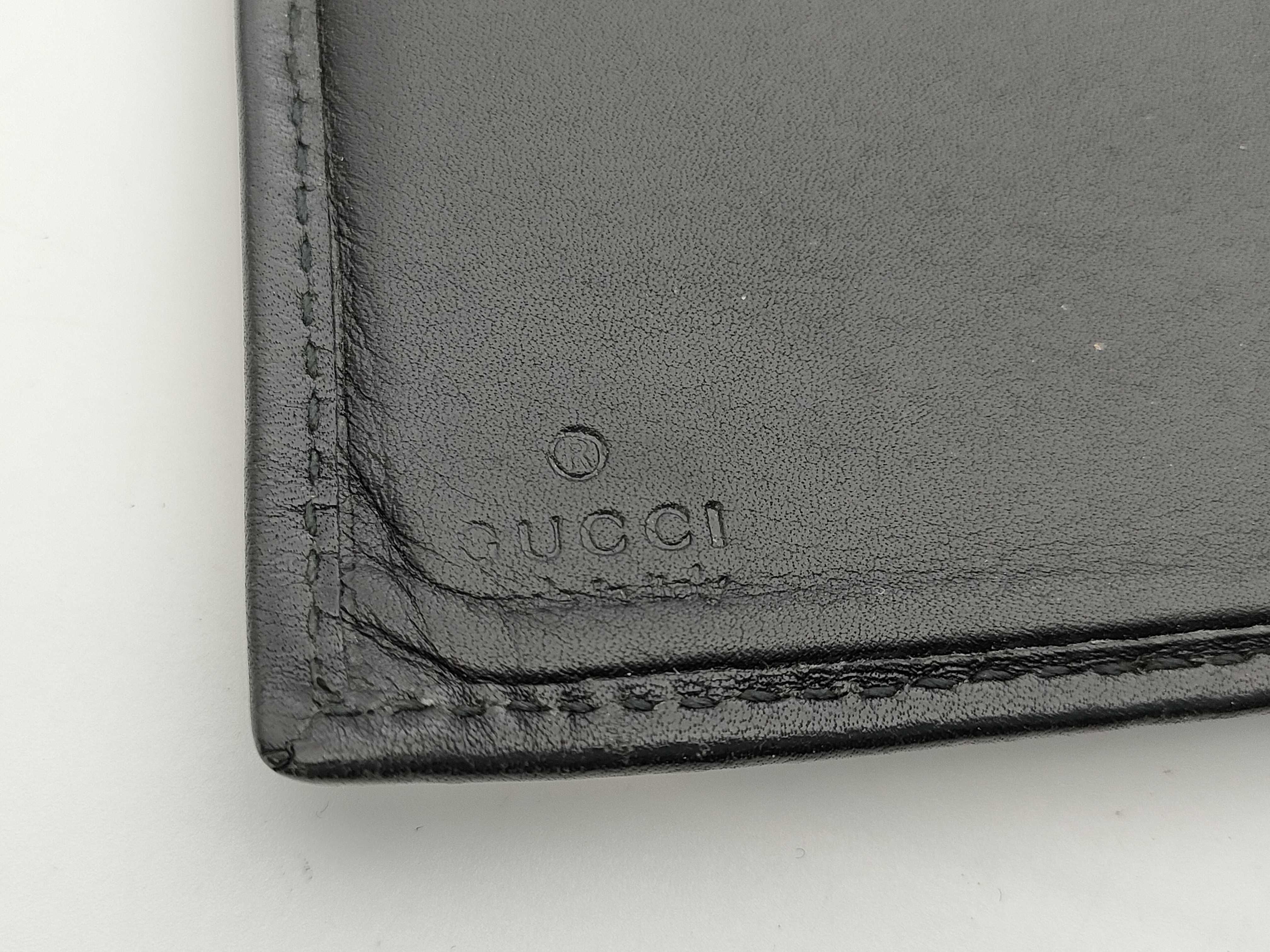 Metal Clasp Leather Long Wallet — view 7