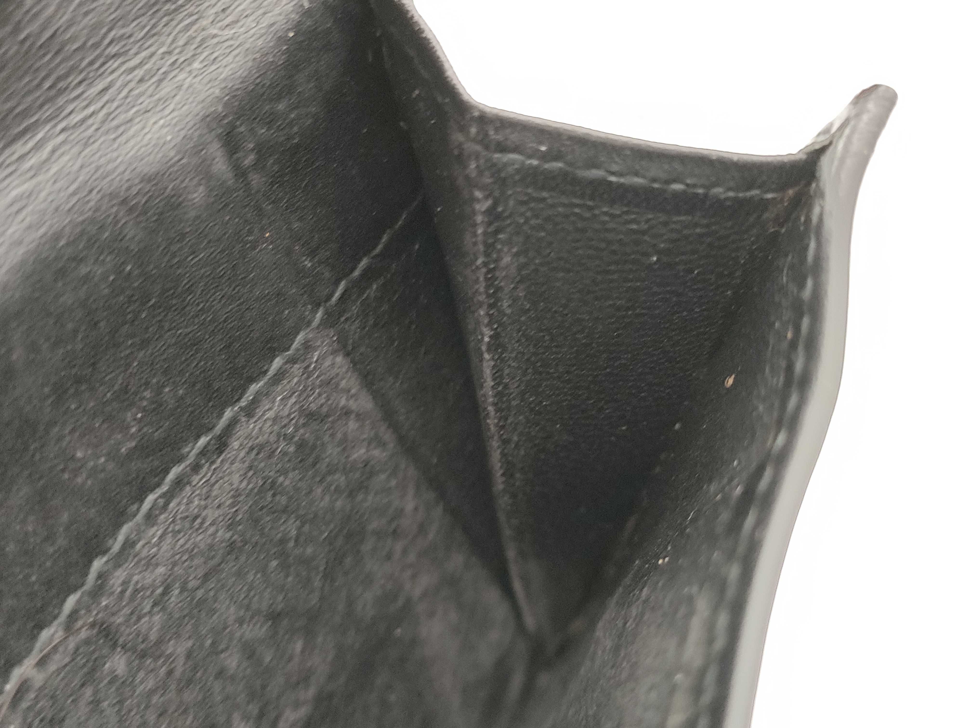 Metal Clasp Leather Long Wallet — view 10