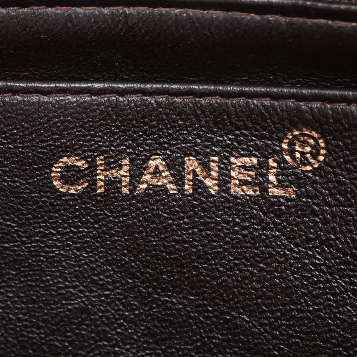 Large Matelassé Suede Chain Shoulder Bag, Tortoiseshell Brown with Gold Hardware, 5111906 (Serial Number 5) — view 10