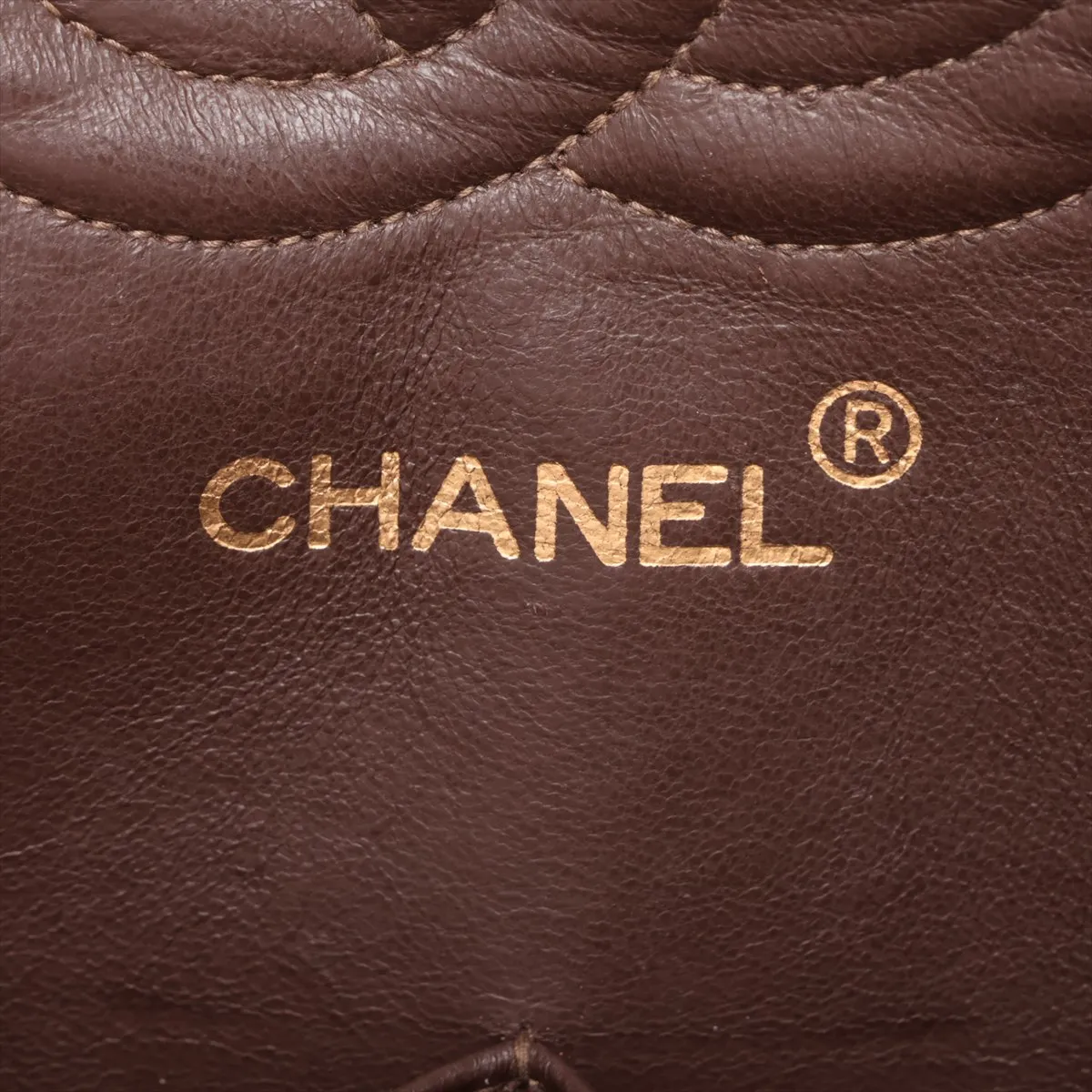 [Individually packaged] Chanel Matelassé 25 Suede Double Flap Double Chain Bag Brown Gold Hardware — view 11
