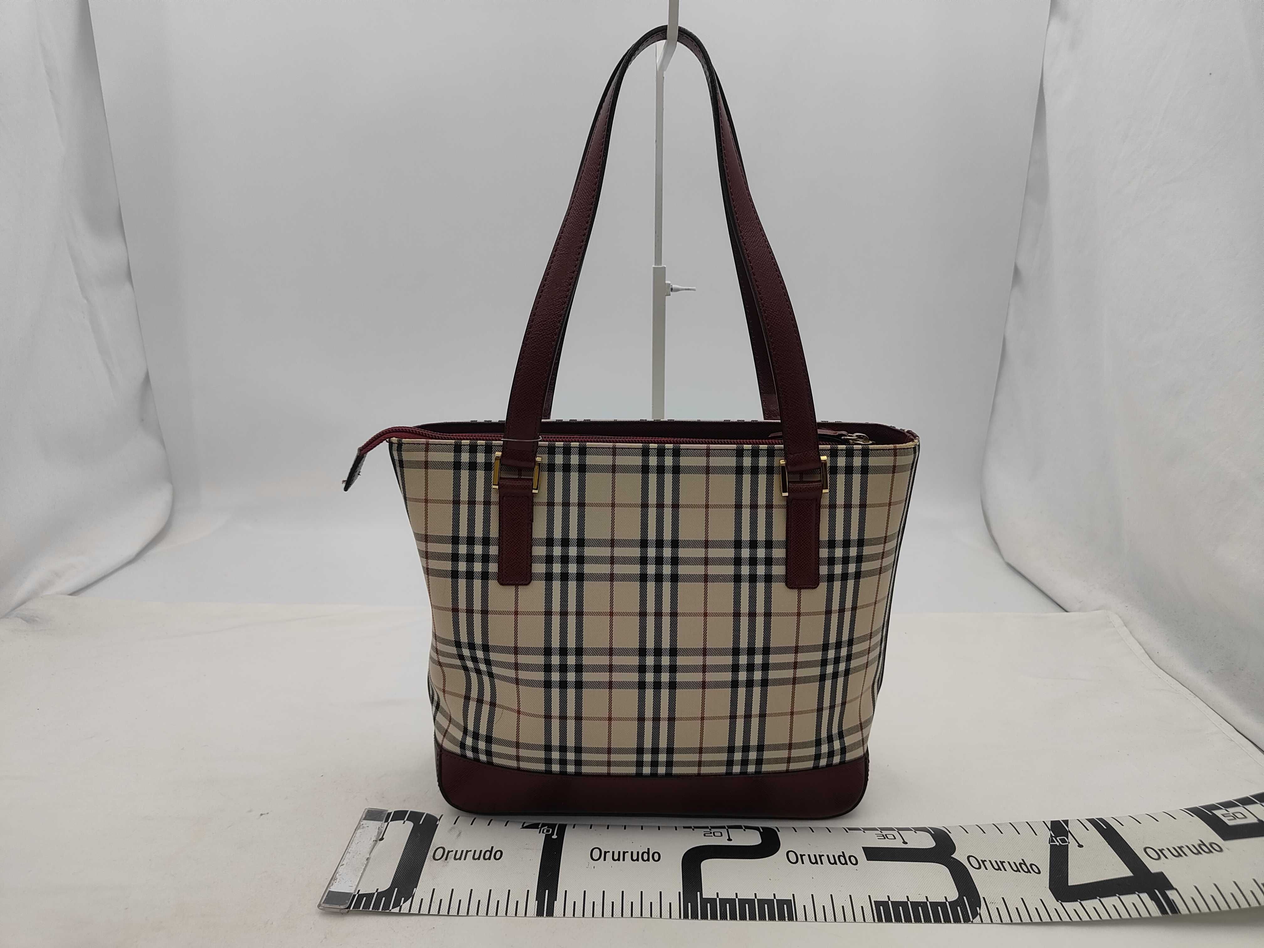 Nova Check One-Shoulder Tote Bag — view 2