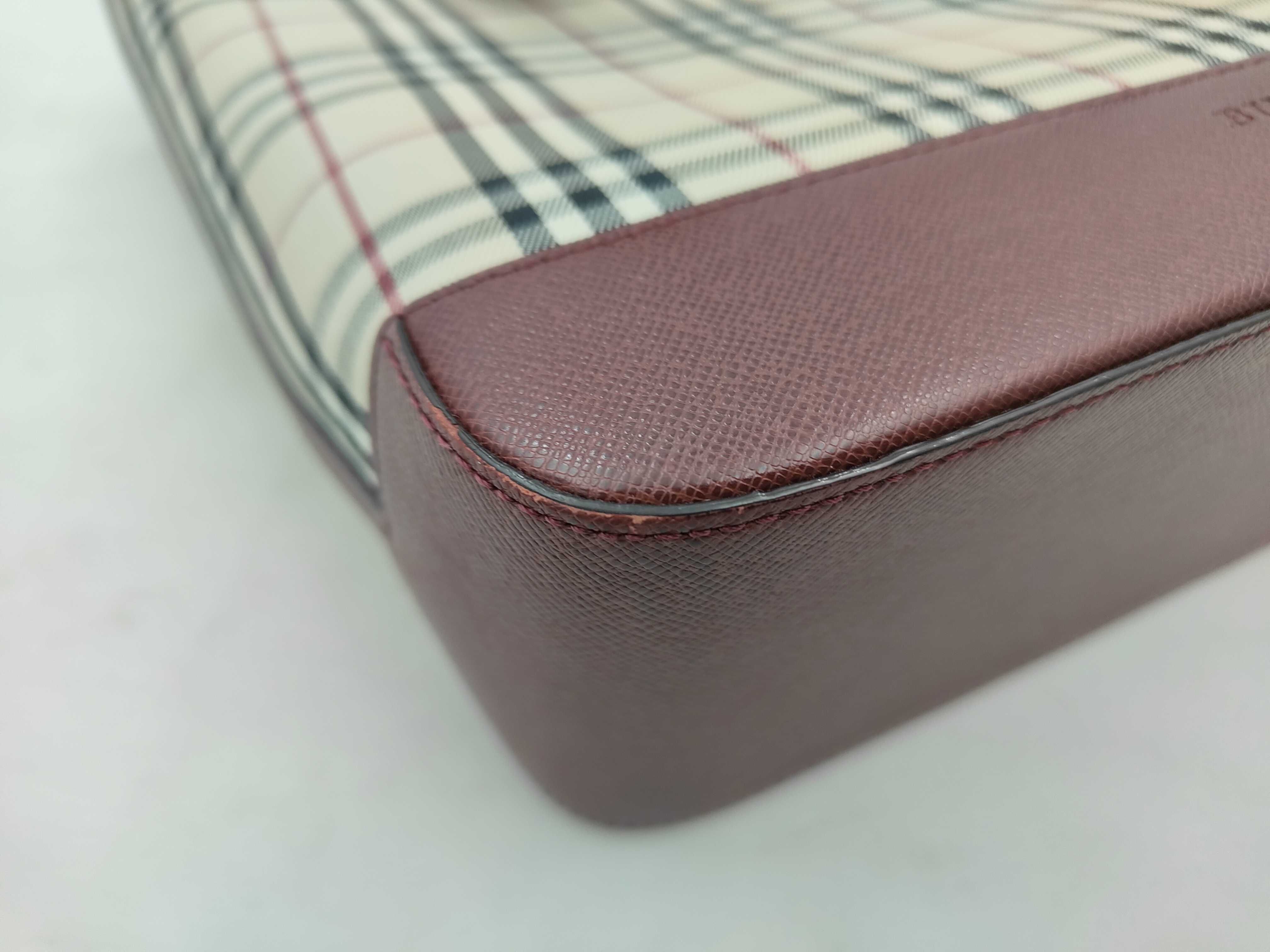 Nova Check One-Shoulder Tote Bag — view 6