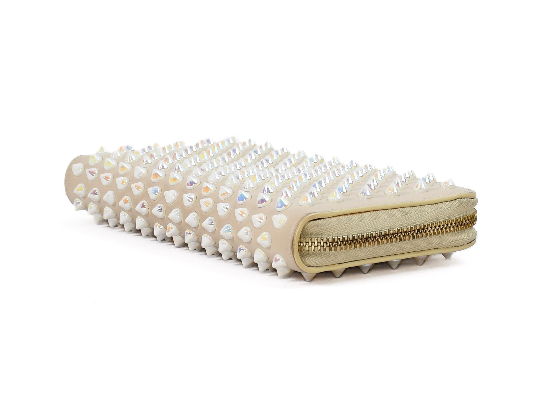 Comes with box and dust bag. Panettone round zipper wallet by Christian Louboutin. — view 5