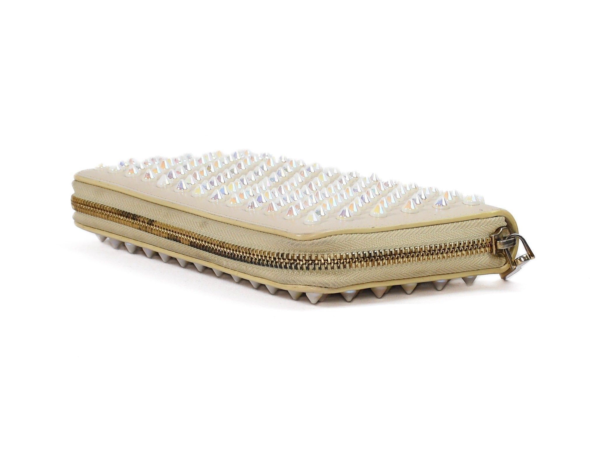 Comes with box and dust bag. Panettone round zipper wallet by Christian Louboutin. — view 7