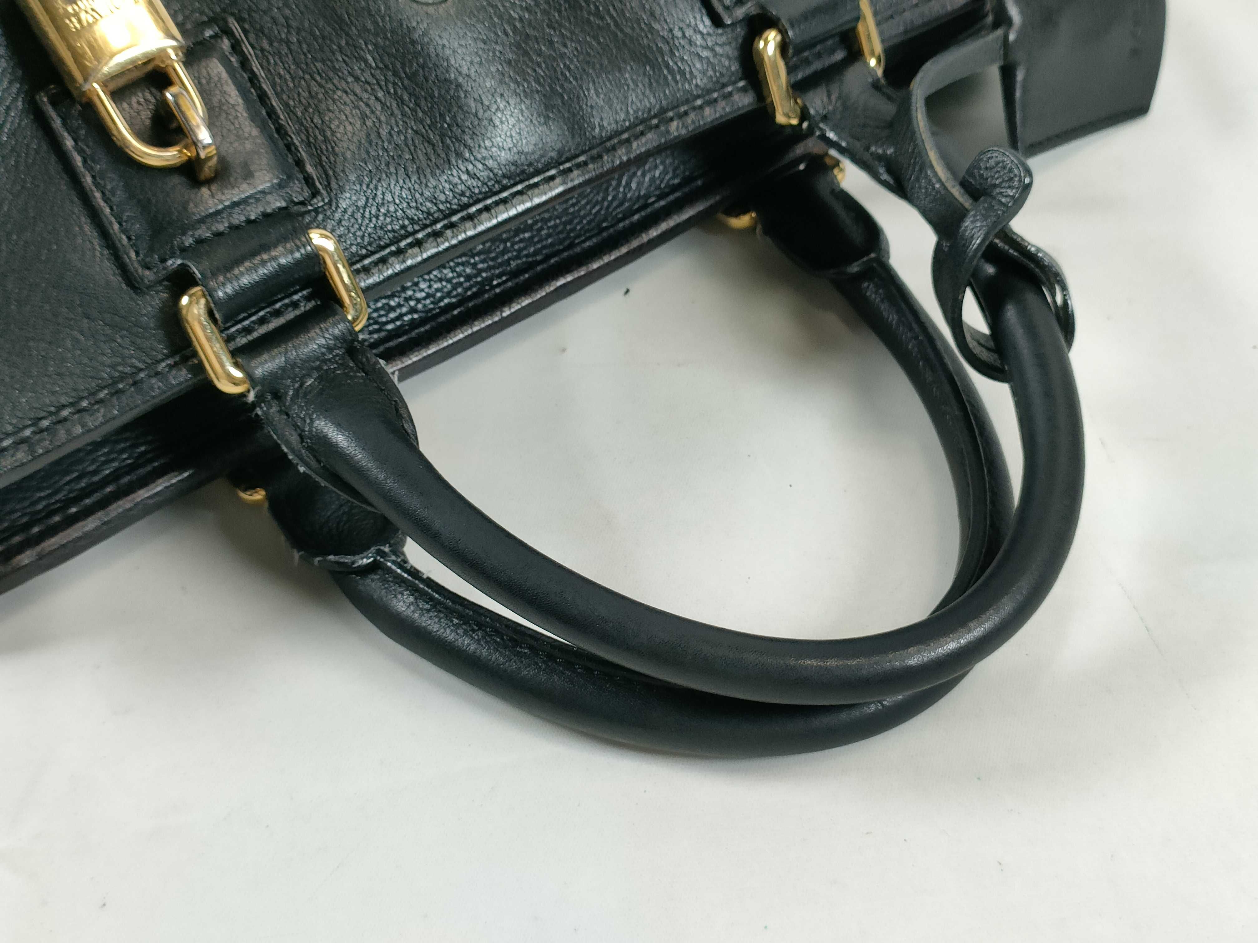Amazona 28 Leather Handbag, Black — view 3