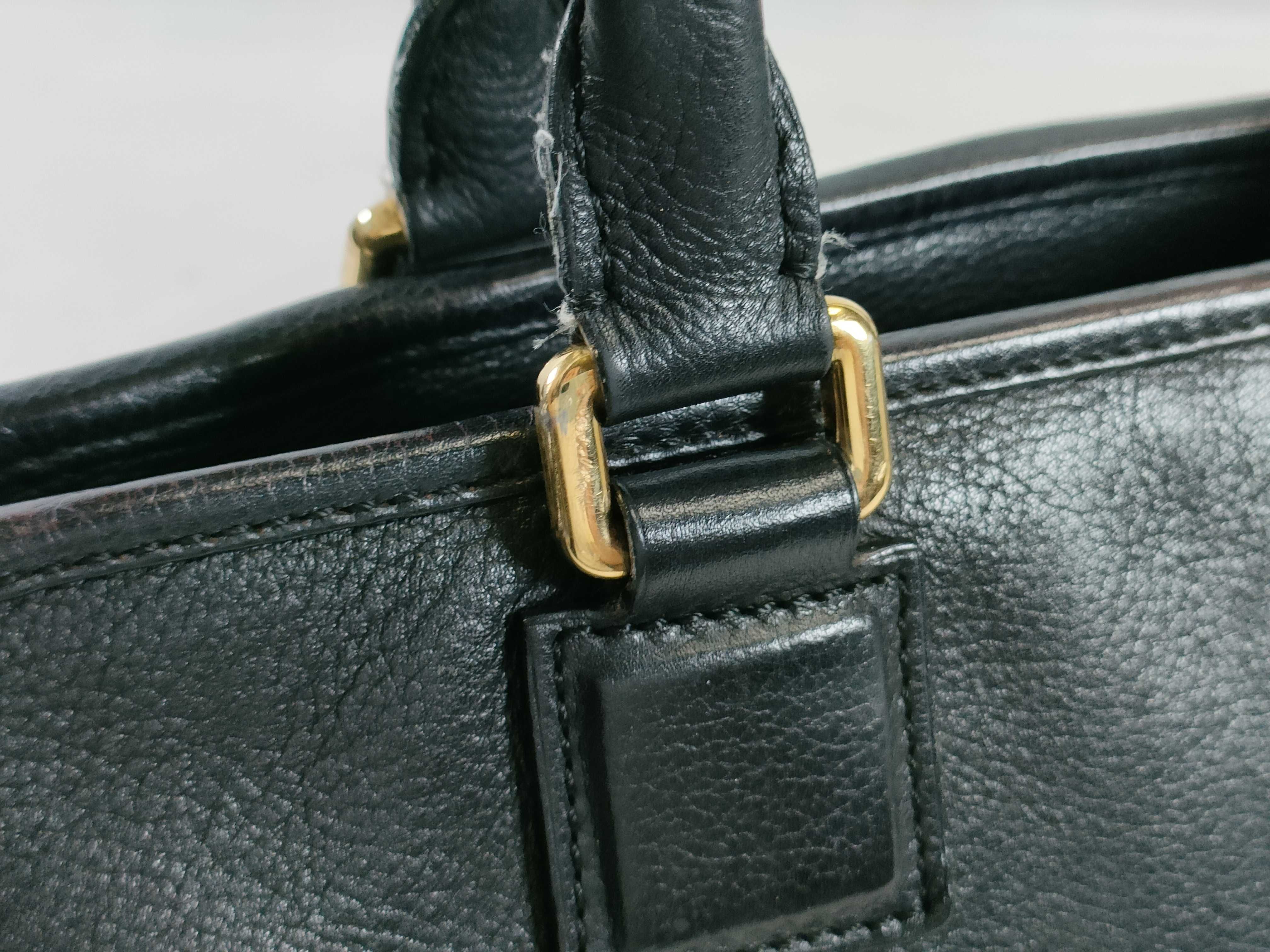 Amazona 28 Leather Handbag, Black — view 5