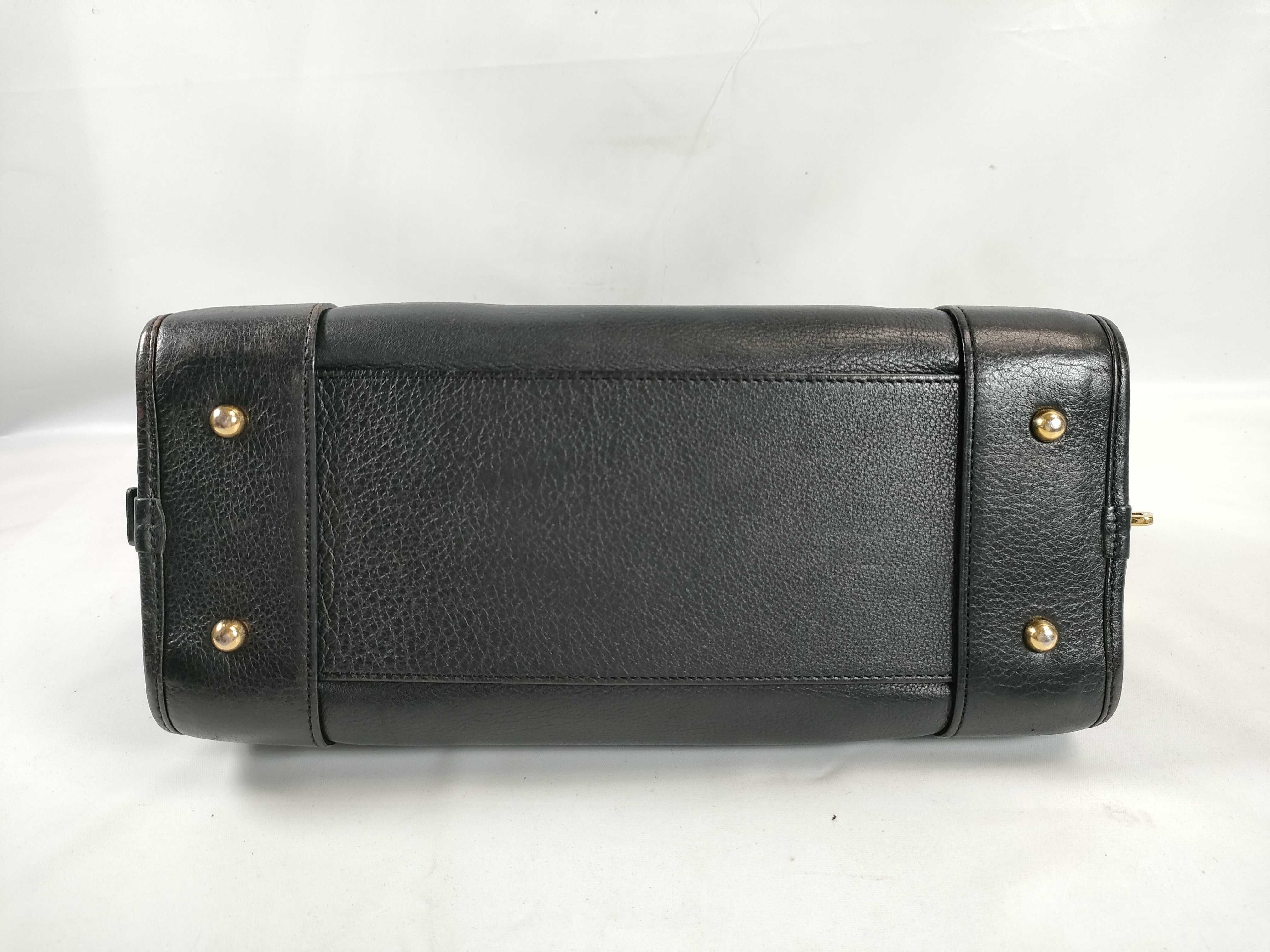 Amazona 28 Leather Handbag, Black — view 7