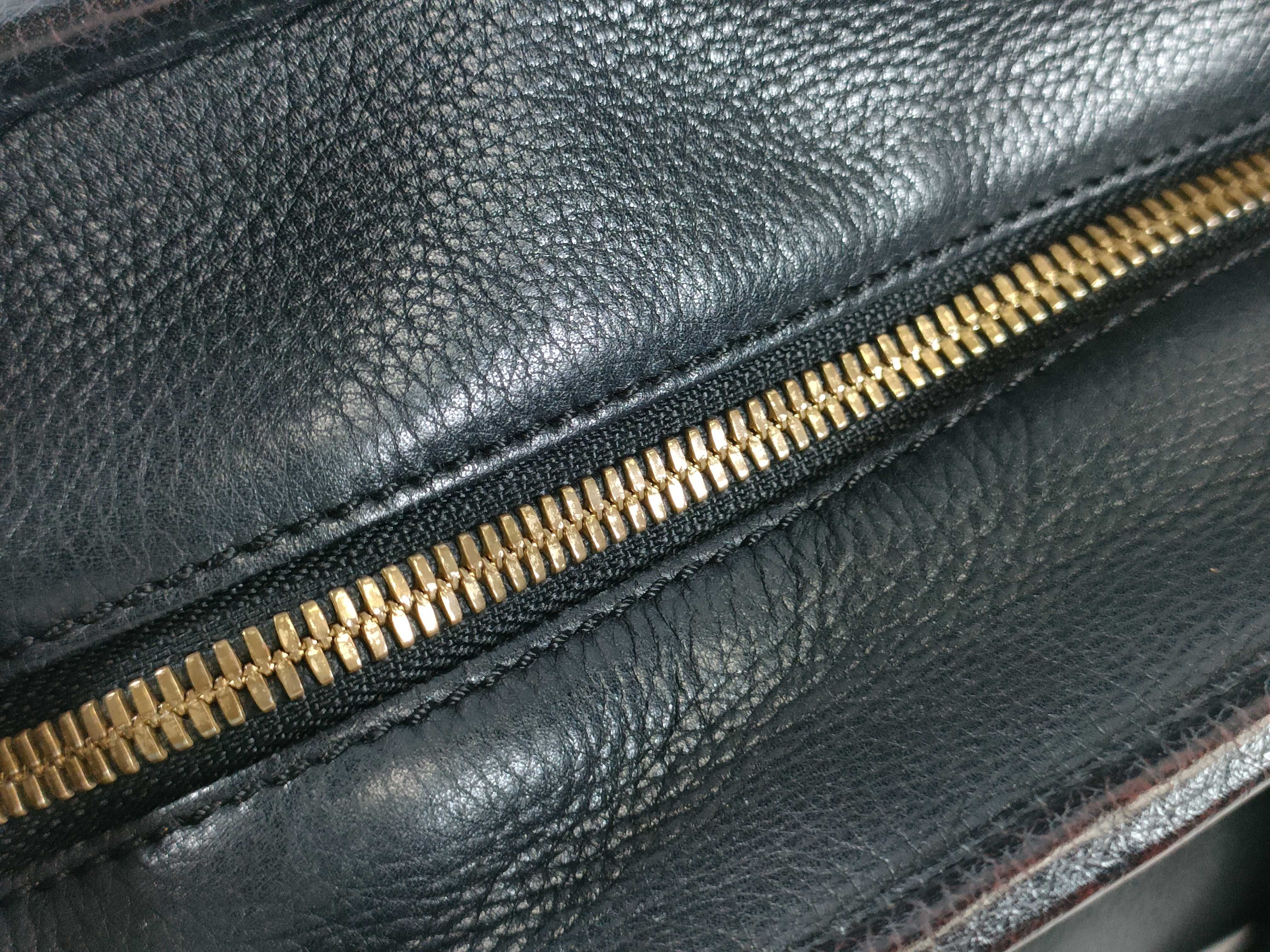 Amazona 28 Leather Handbag, Black — view 9