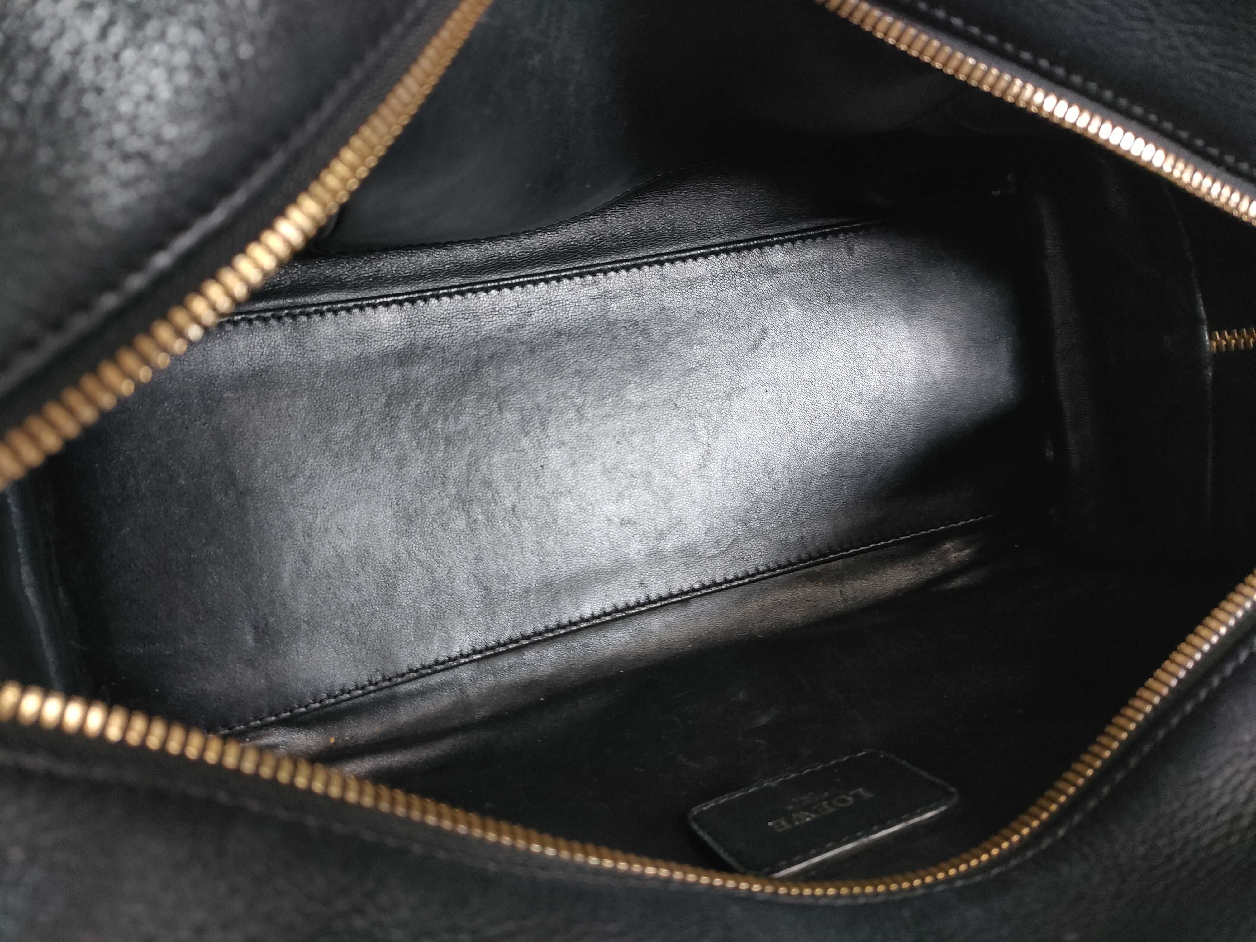 Amazona 28 Leather Handbag, Black — view 10