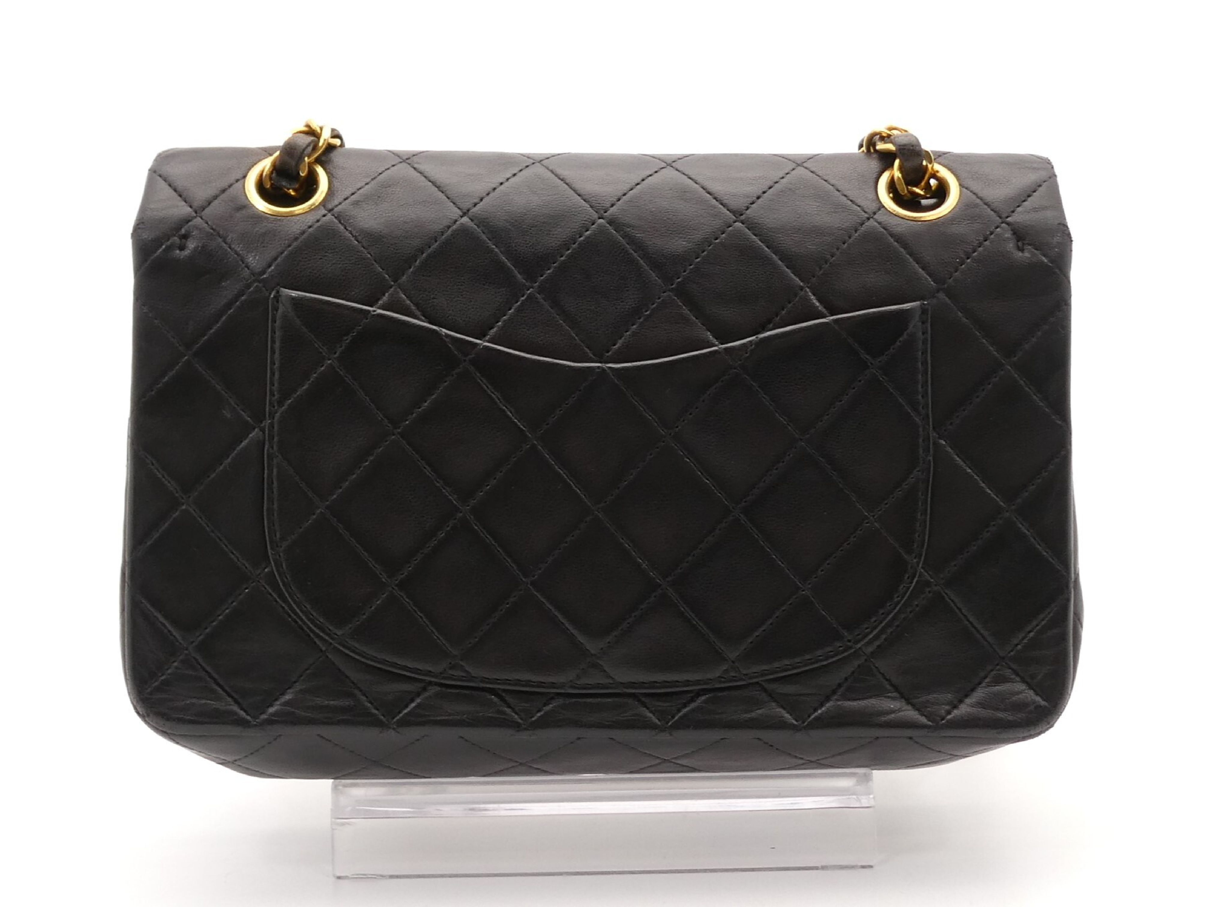 Matelassé Coco Mark Turnlock Double Flap Double Chain Shoulder Bag — view 2