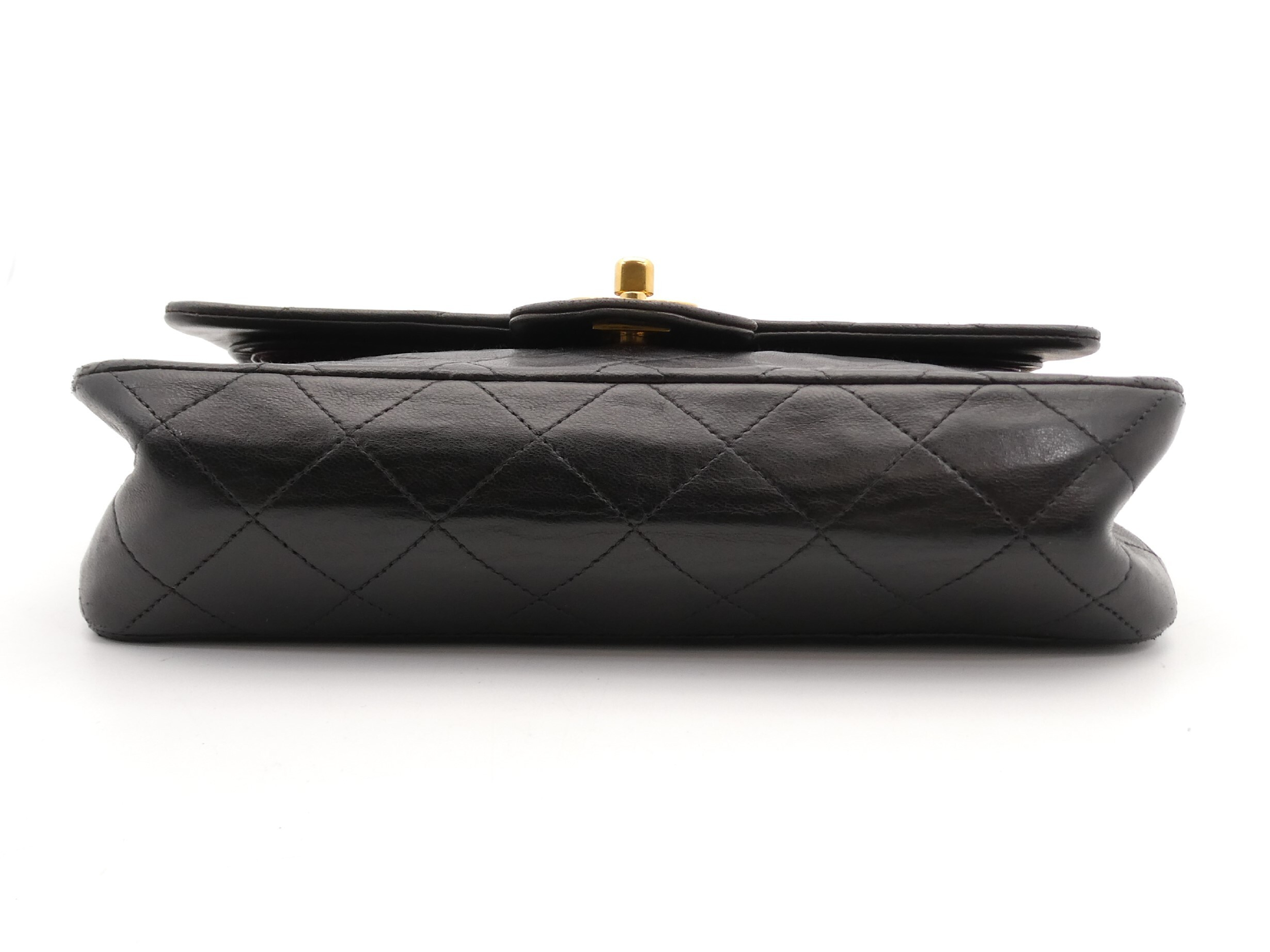 Matelassé Coco Mark Turnlock Double Flap Double Chain Shoulder Bag — view 5