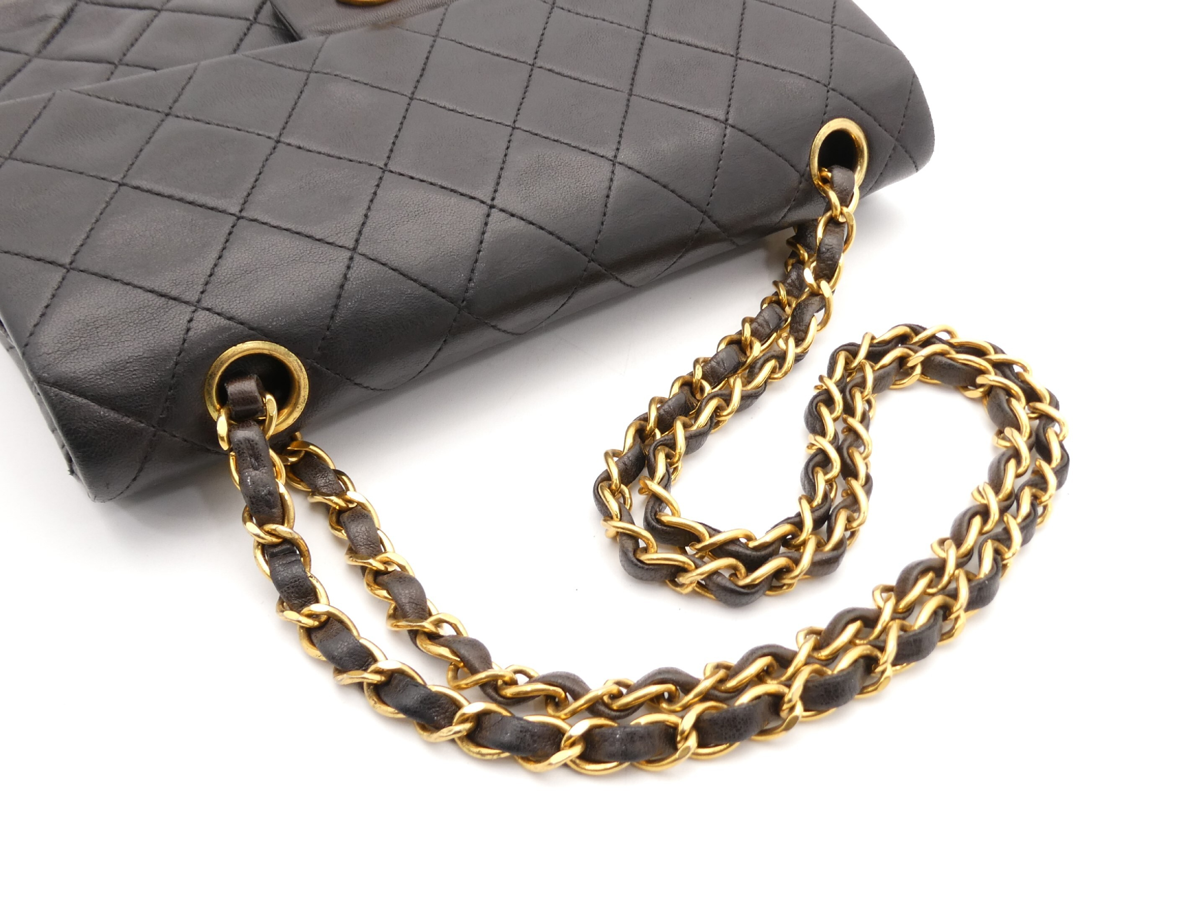 Matelassé Coco Mark Turnlock Double Flap Double Chain Shoulder Bag — view 6