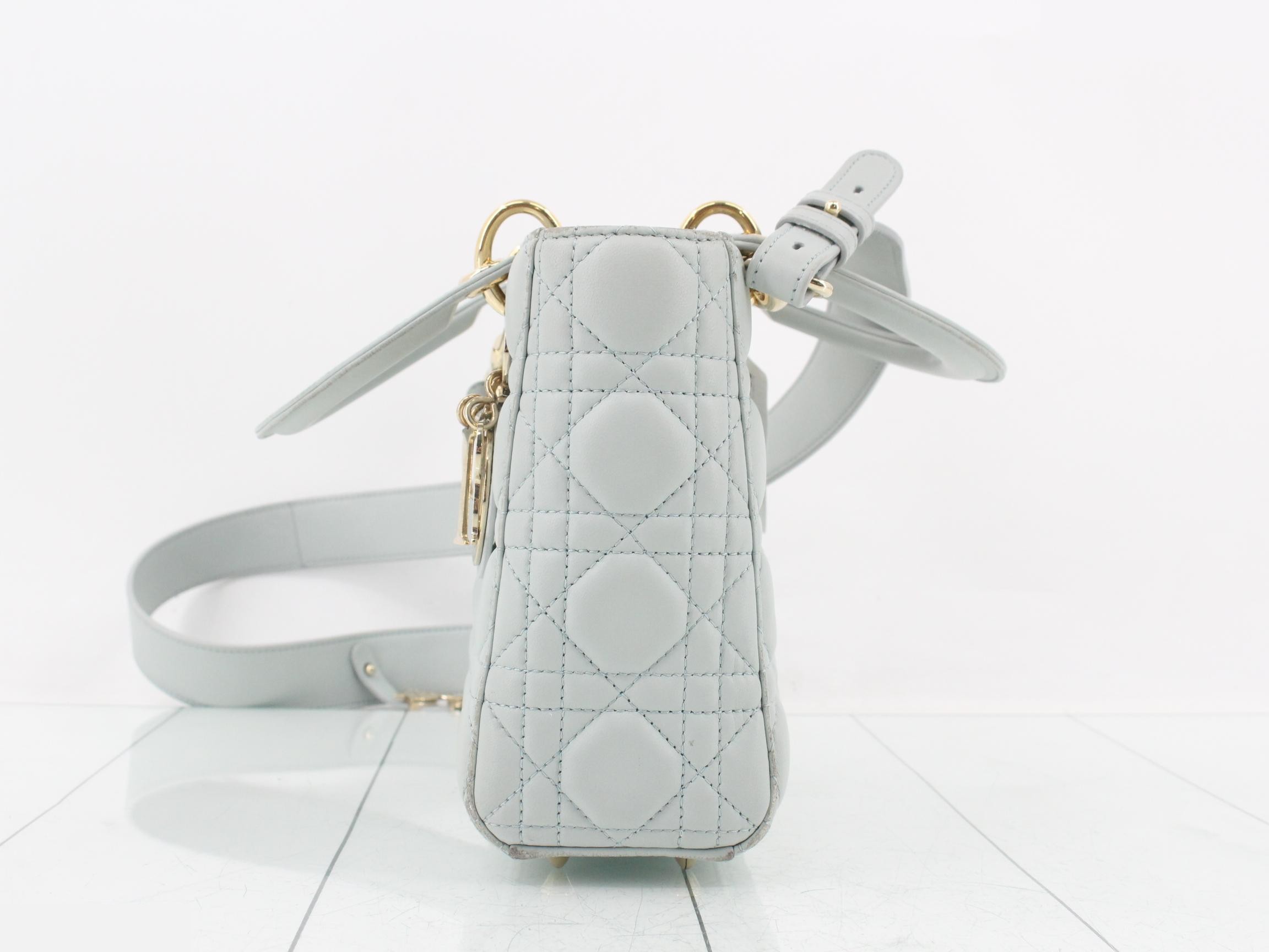 Lady Dior Cannage 2-way handbag — view 3
