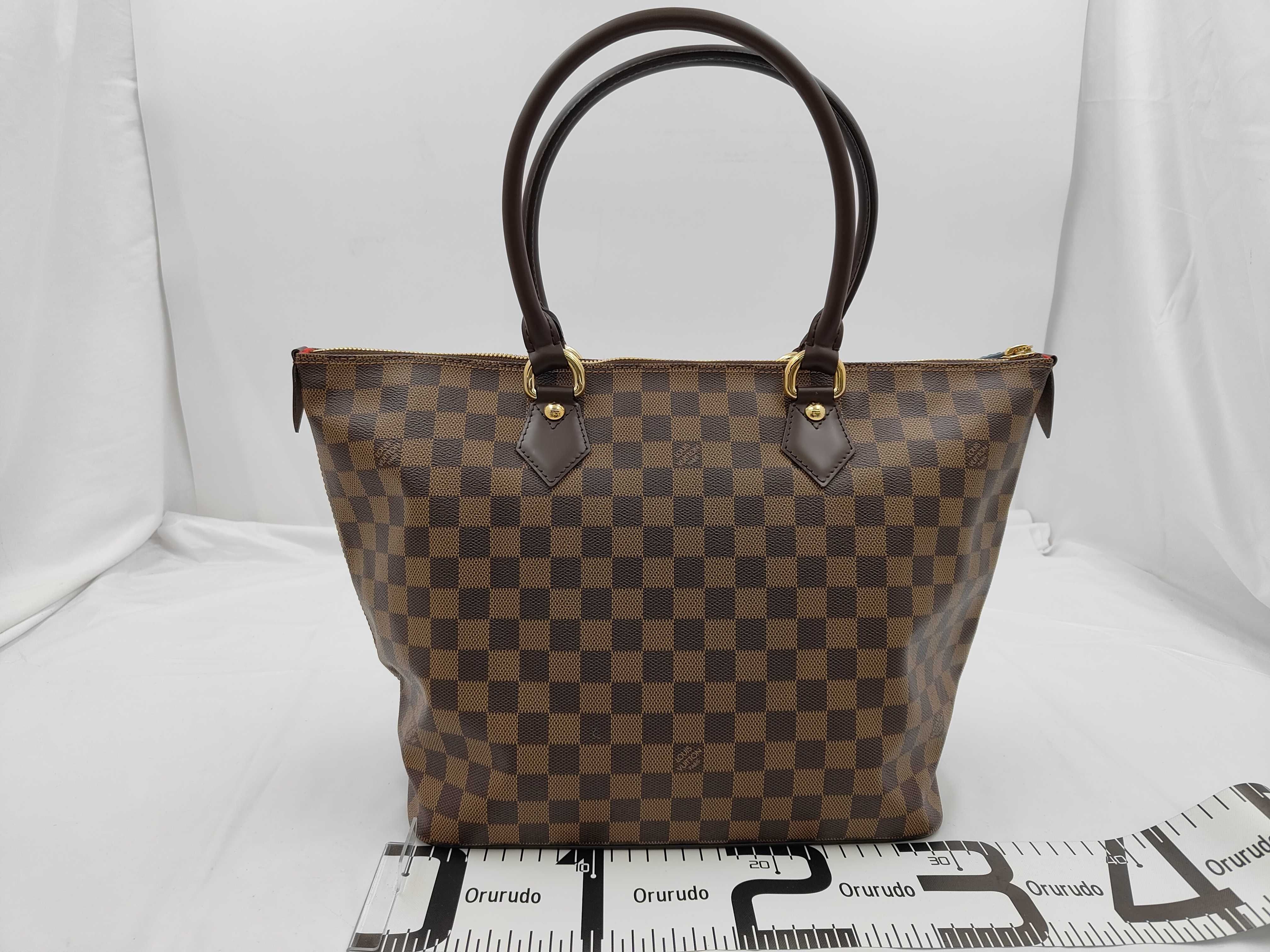 Damier Saleya MM Tote Bag N51182 Serial FL1077 — view 2