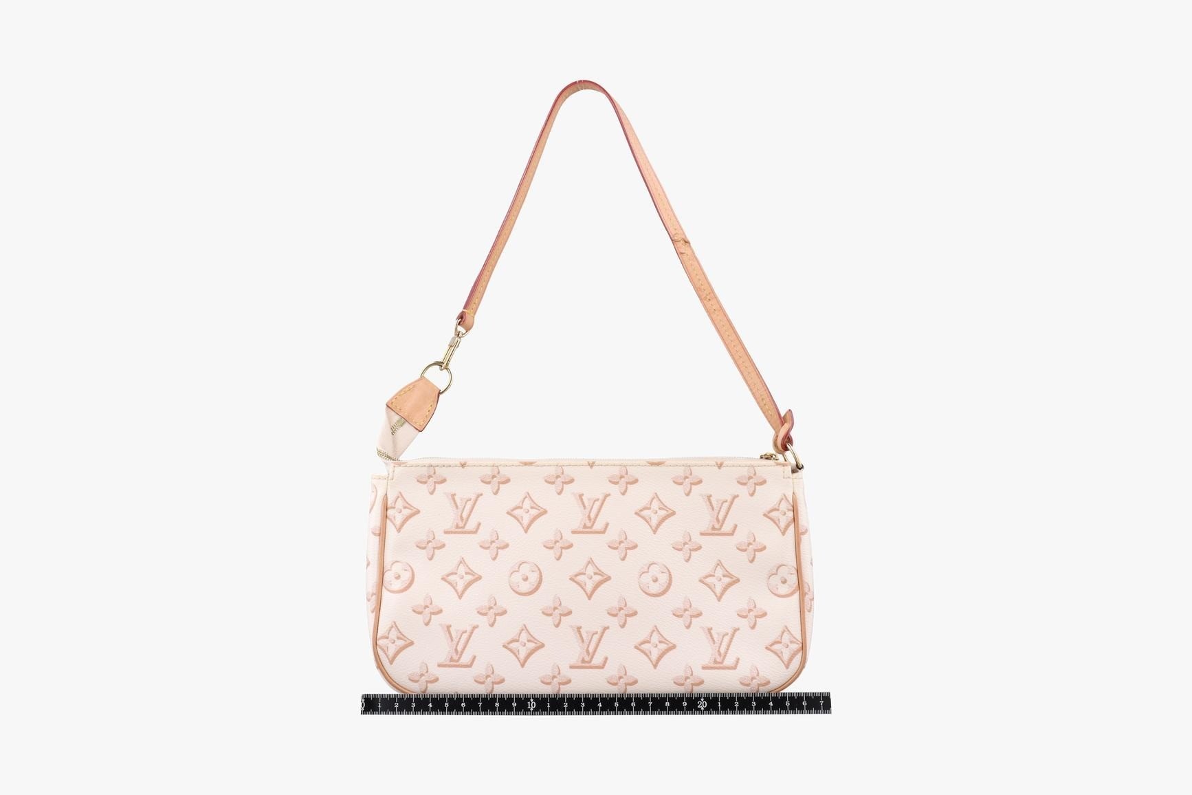 Maxi Pochette Accessoires PVC Coated Canvas Ivory x Black — view 2