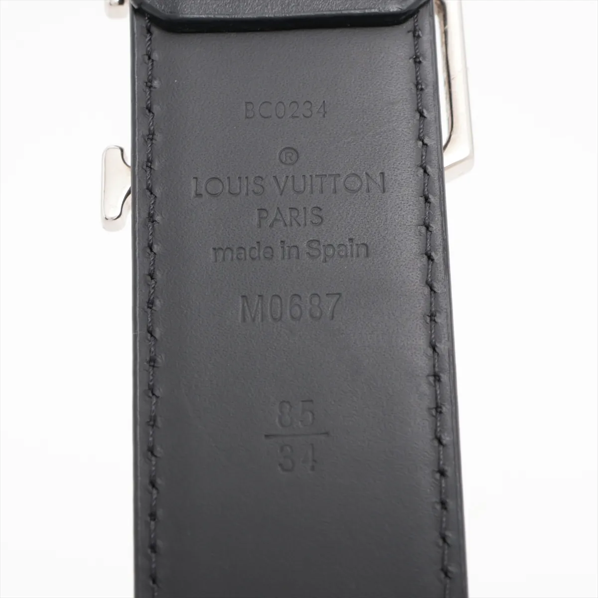 M0687 Belt LV Skyline 35MM BC0234 Belt 85 Leather Noir — view 5