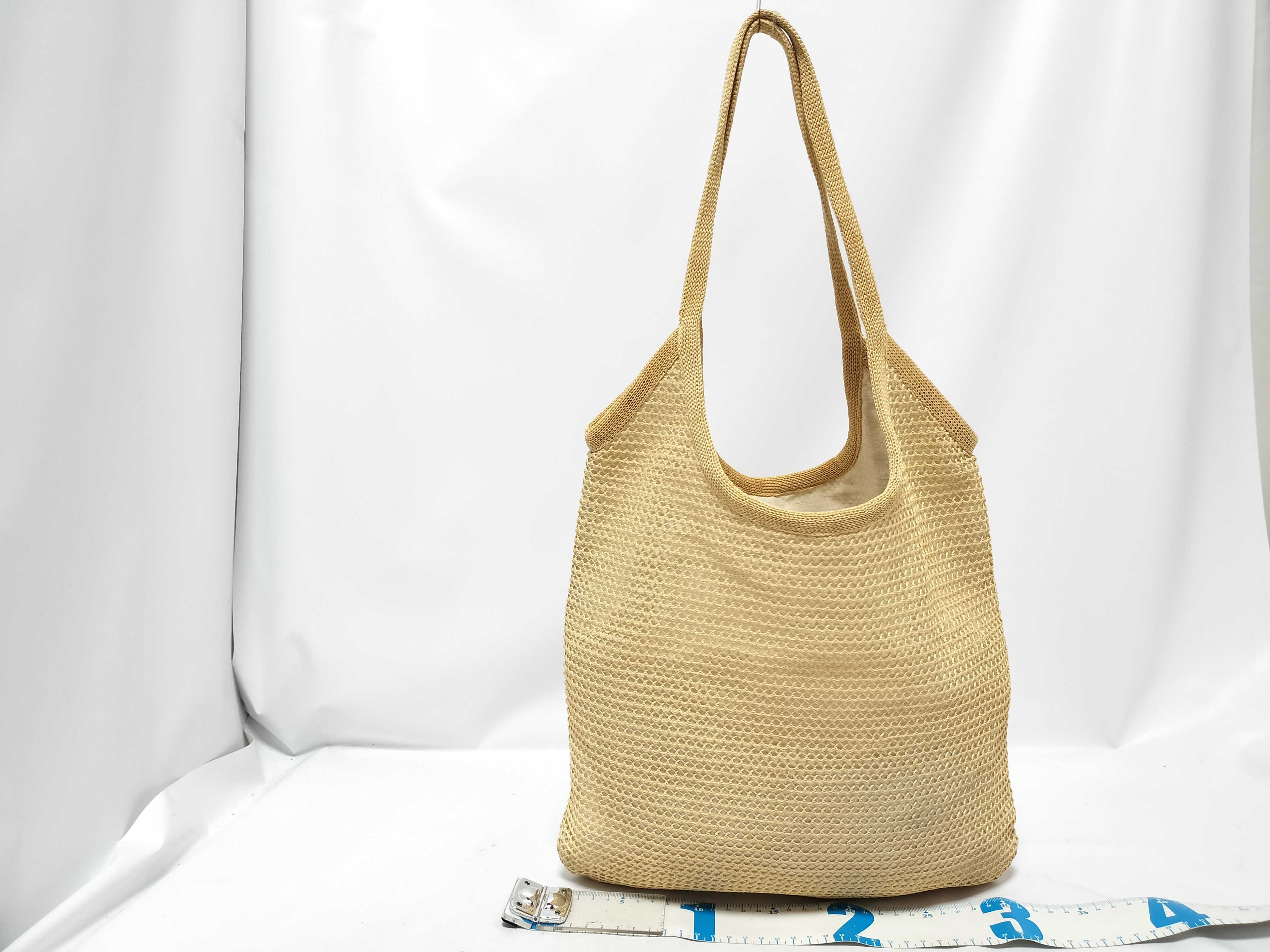 Ivy Mesh Tote Bag, Beige, 5BG231 (Shoulder Bag) — view 2