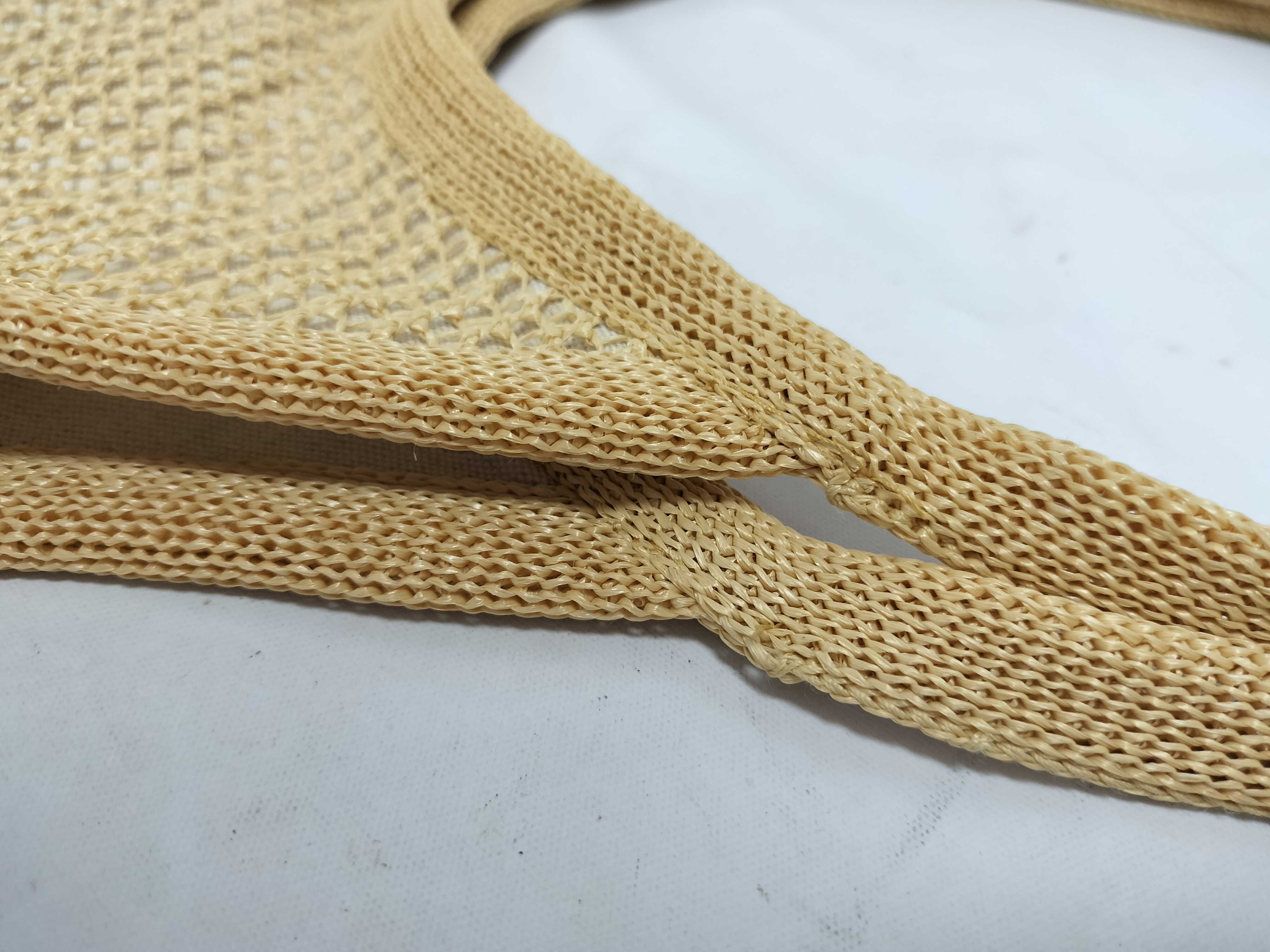 Ivy Mesh Tote Bag, Beige, 5BG231 (Shoulder Bag) — view 5