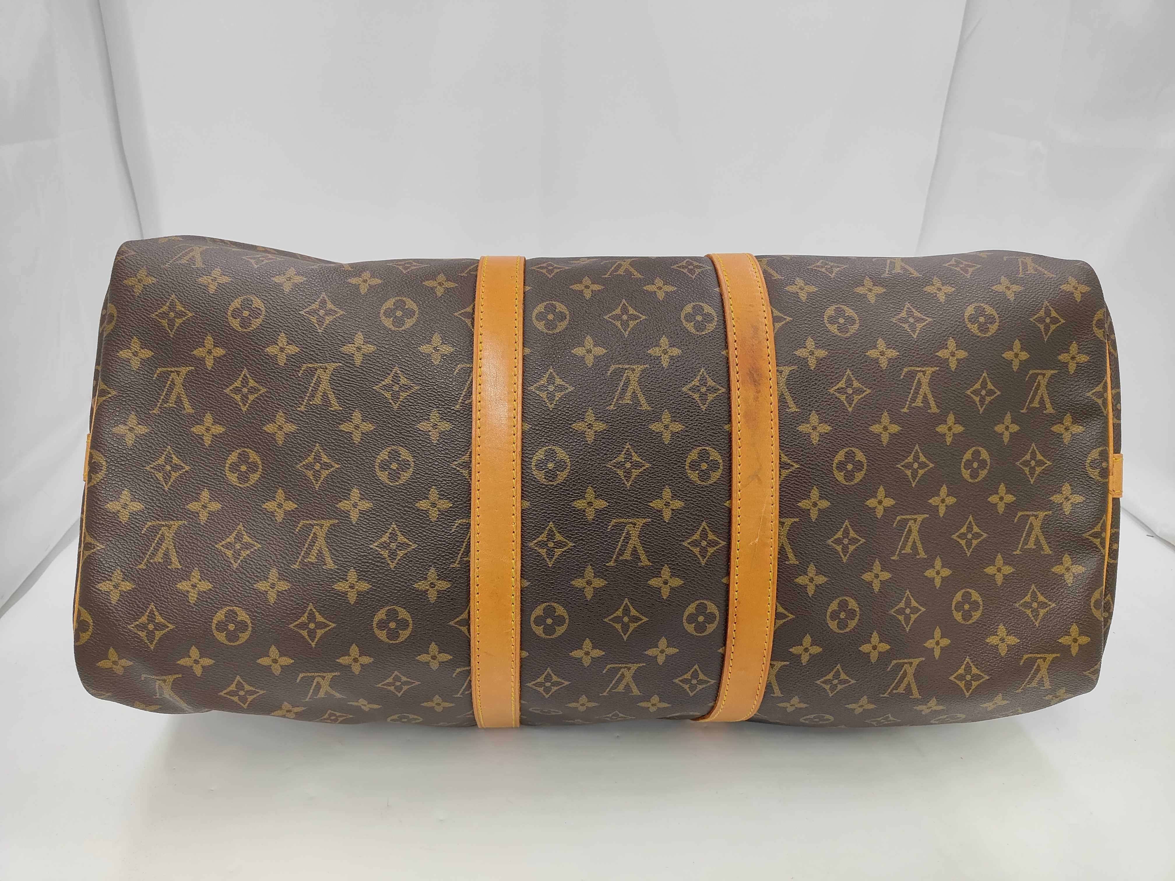 Monogram M41414 Keepall Bandoulière 55 Boston Bag — view 5