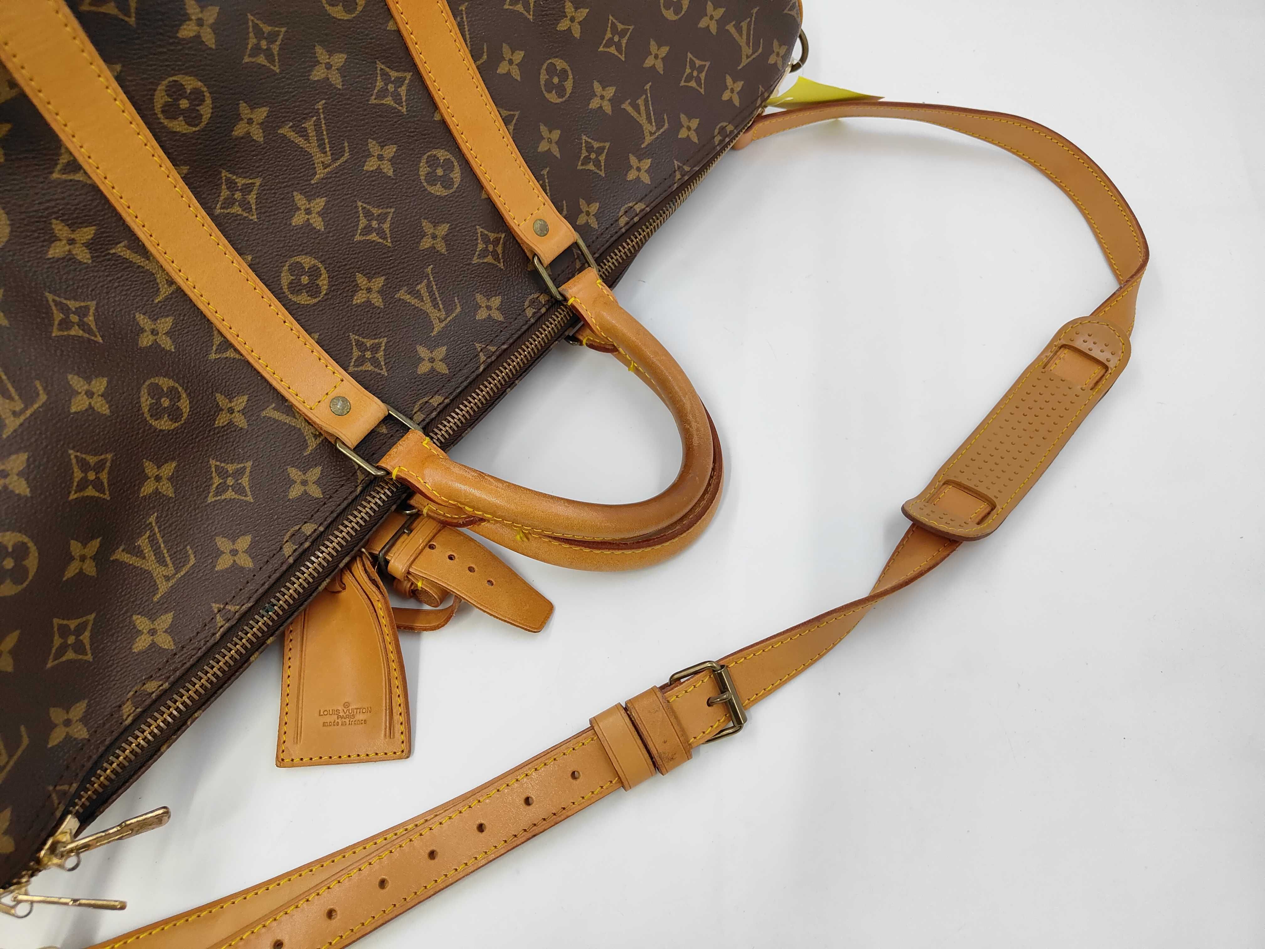 Monogram M41414 Keepall Bandoulière 55 Boston Bag — view 6