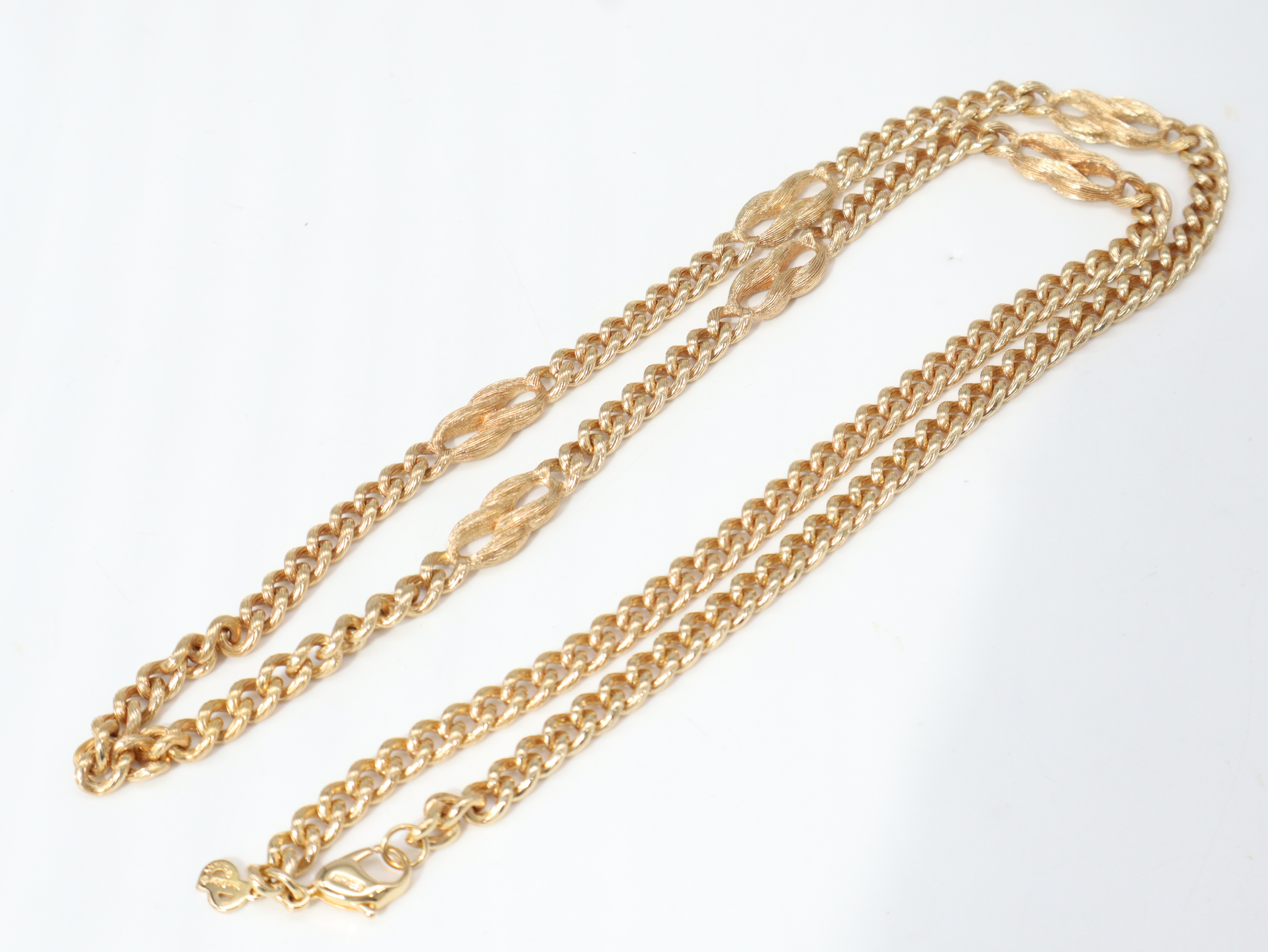 Twist Chain Necklace GP 106g Necklace — view 2