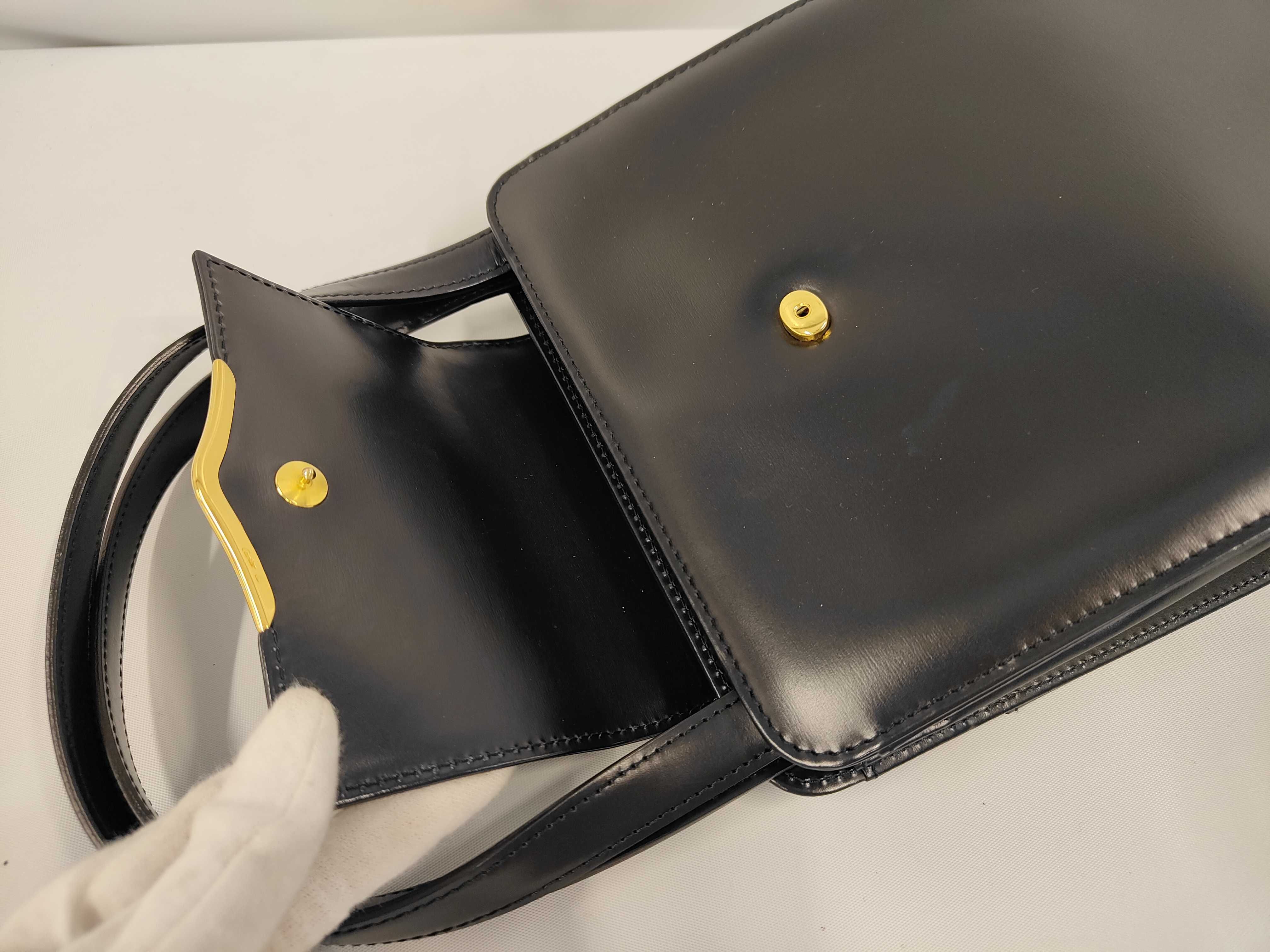 Sapphire Leather Shoulder Bag — view 6