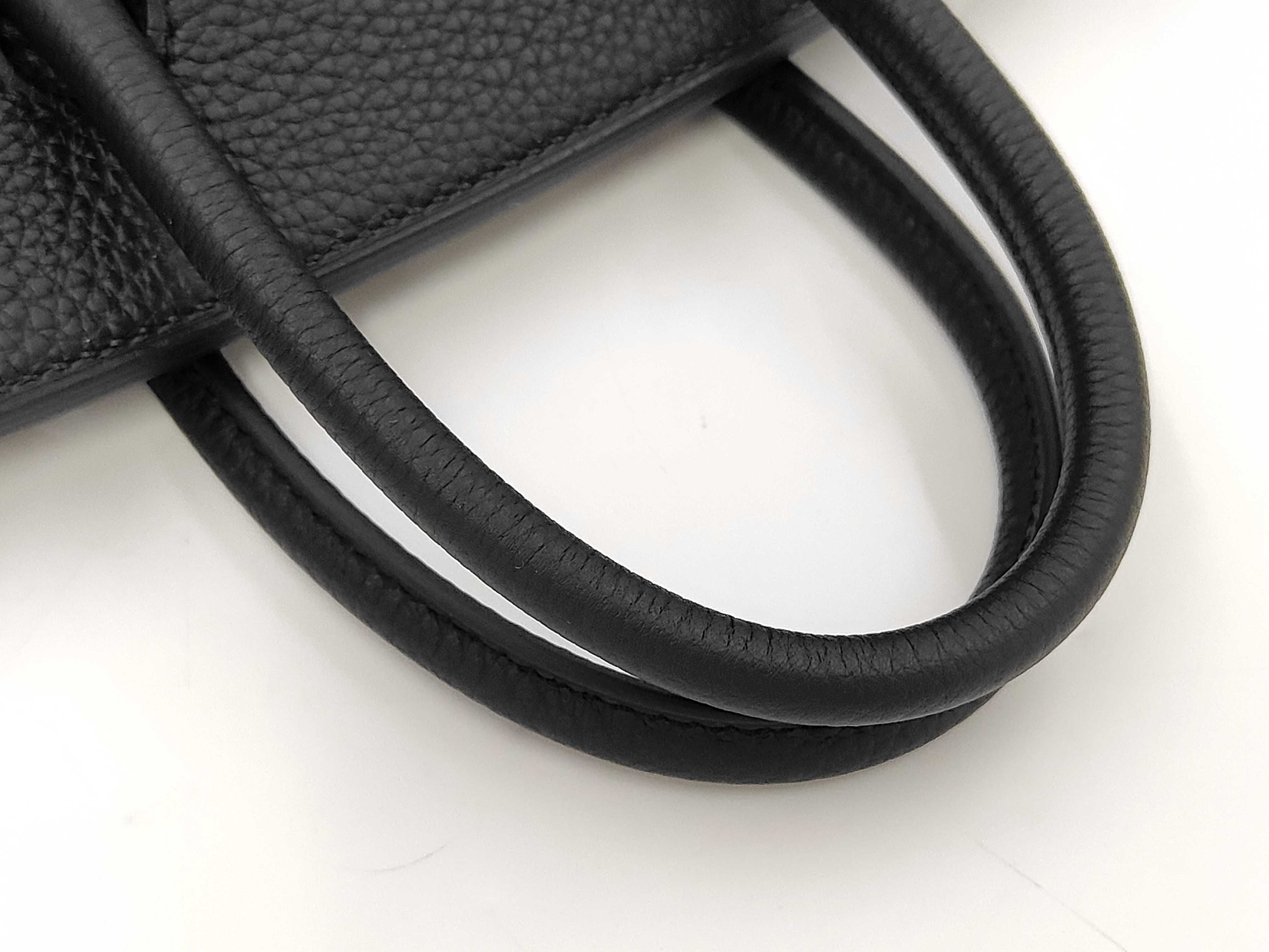 Birkin 25 Togo Black Gold Hardware G Stamp Handbag — view 5