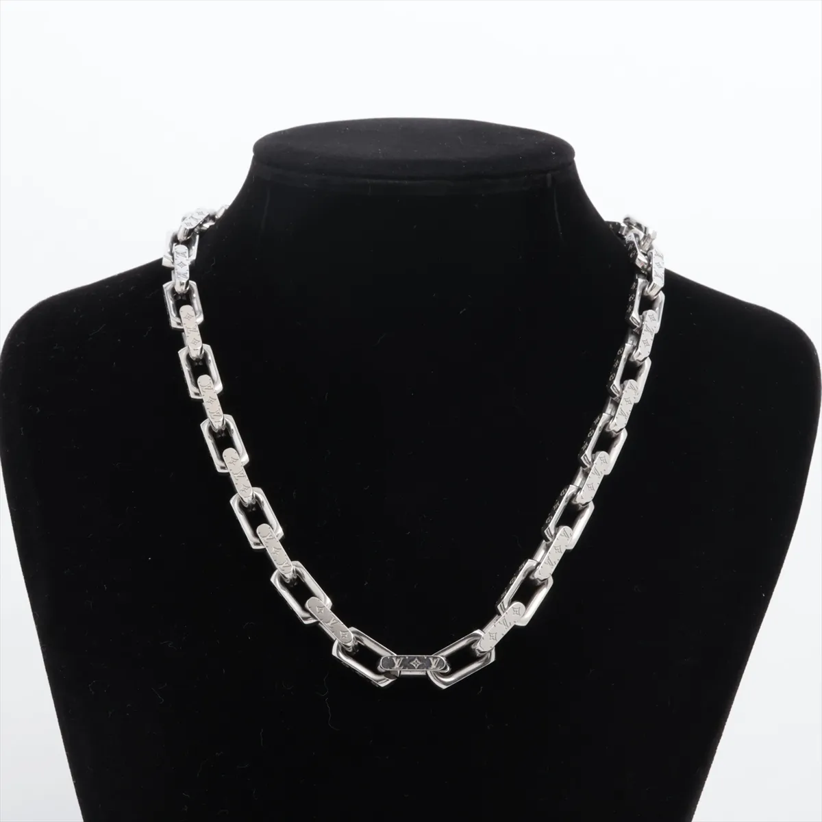 M00307 Collier Chain Monogram LE4213 Necklace GP Silver — view 5