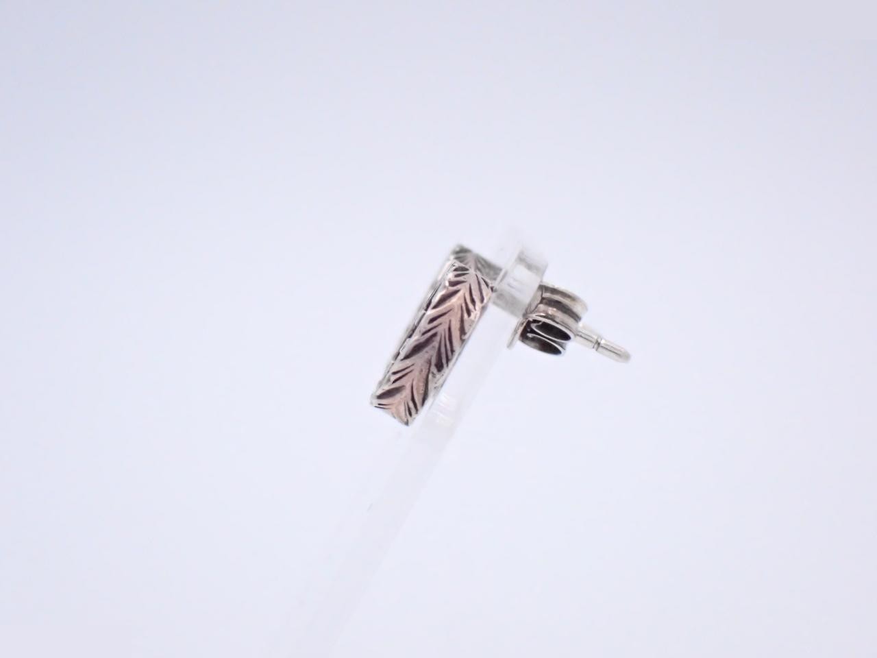 Silver earrings, 925 sterling silver, 2.8g — view 3