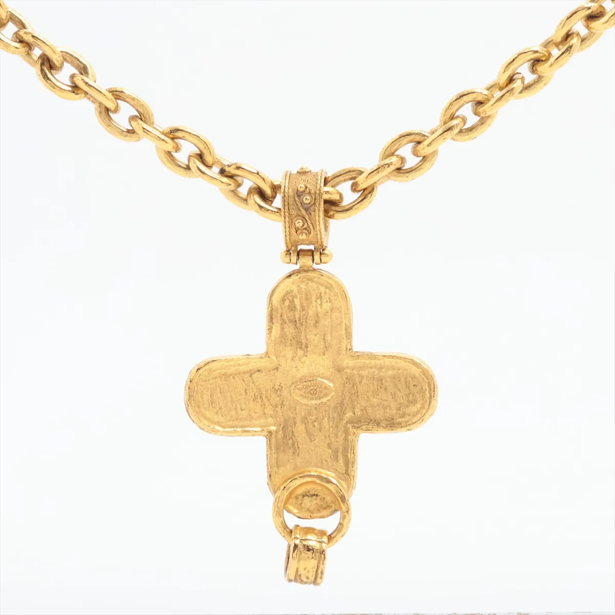 Coco Mark 94A Necklace, GP Gold. Shows wear, — view 2
