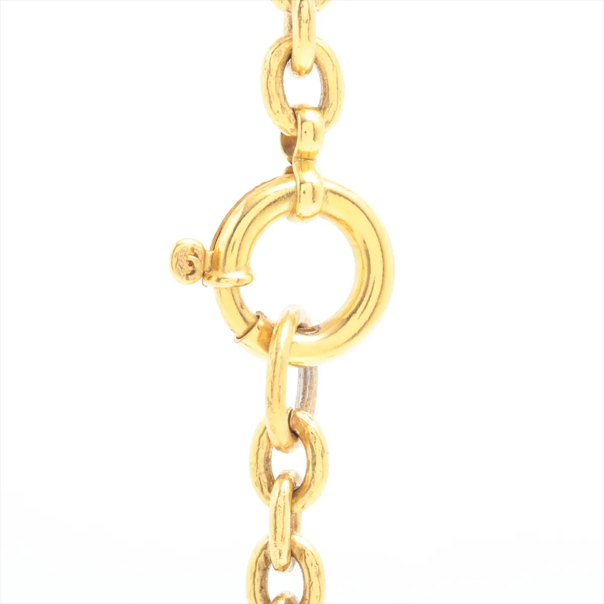 Coco Mark 94A Necklace, GP Gold. Shows wear, — view 3