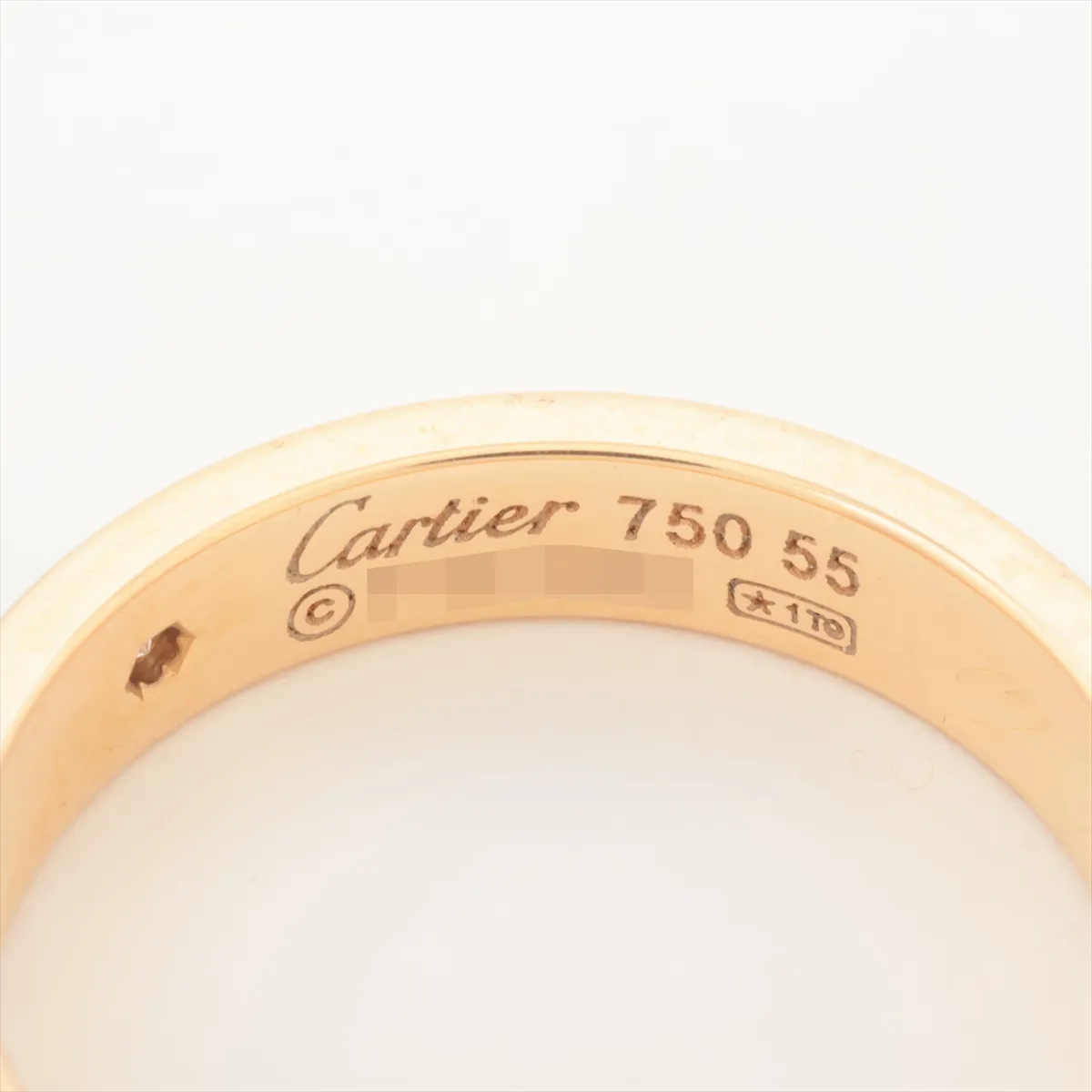 Mini Love 1P Diamond Ring 750(PG) 4.9g 55 Initial PG7443 — view 3