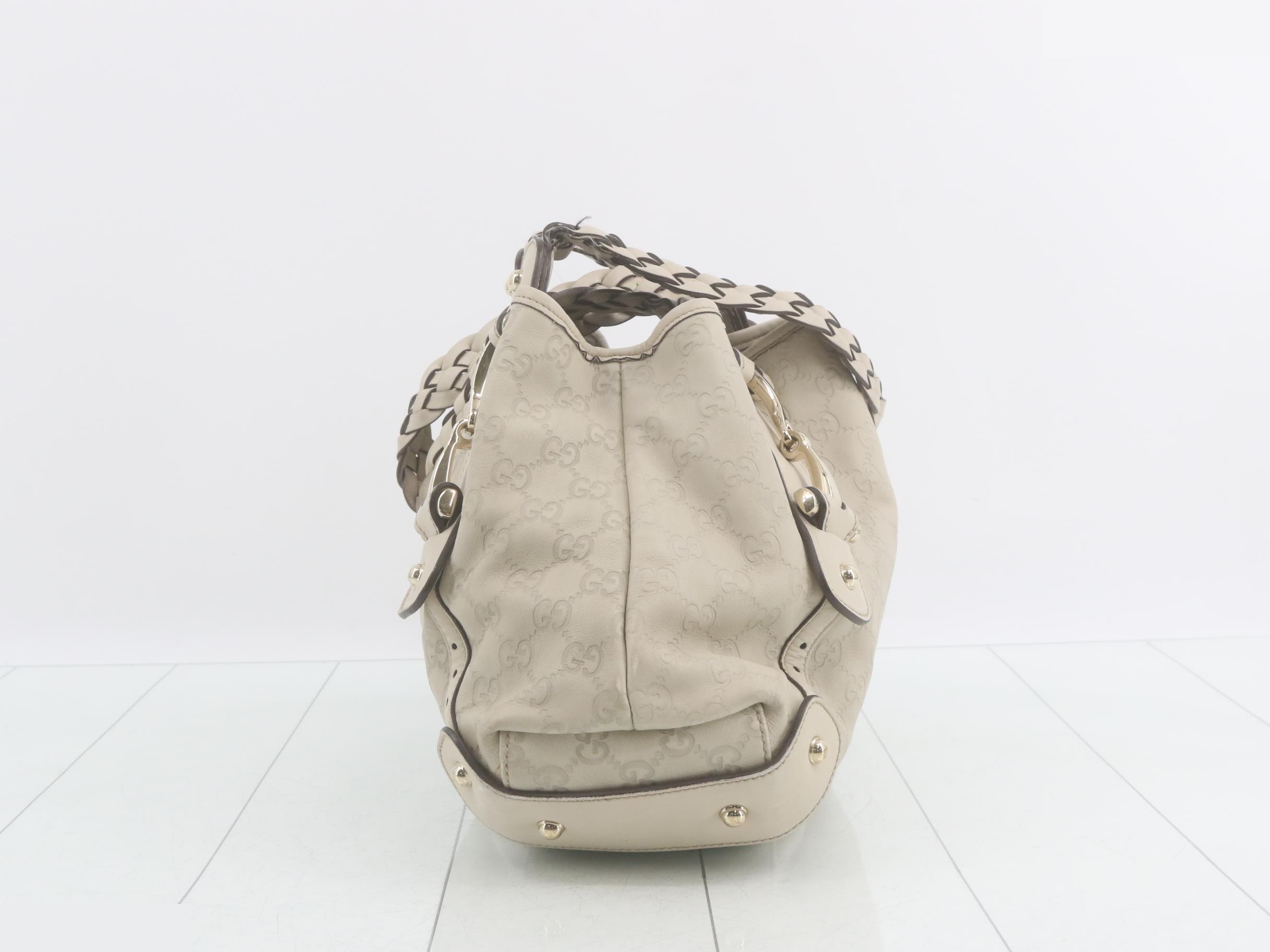 Horsebit Guccissima Leather Shoulder Bag — view 4