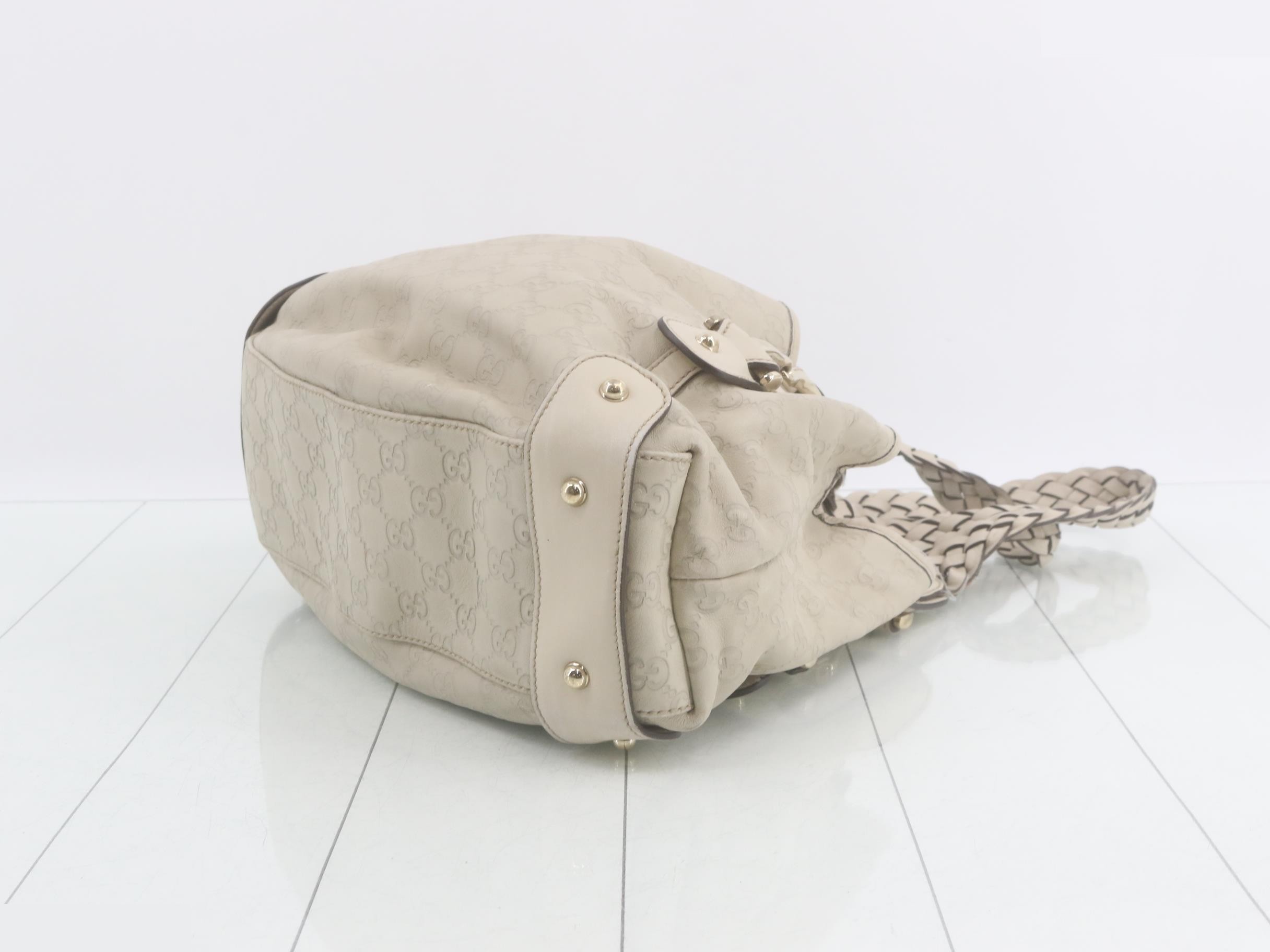 Horsebit Guccissima Leather Shoulder Bag — view 6