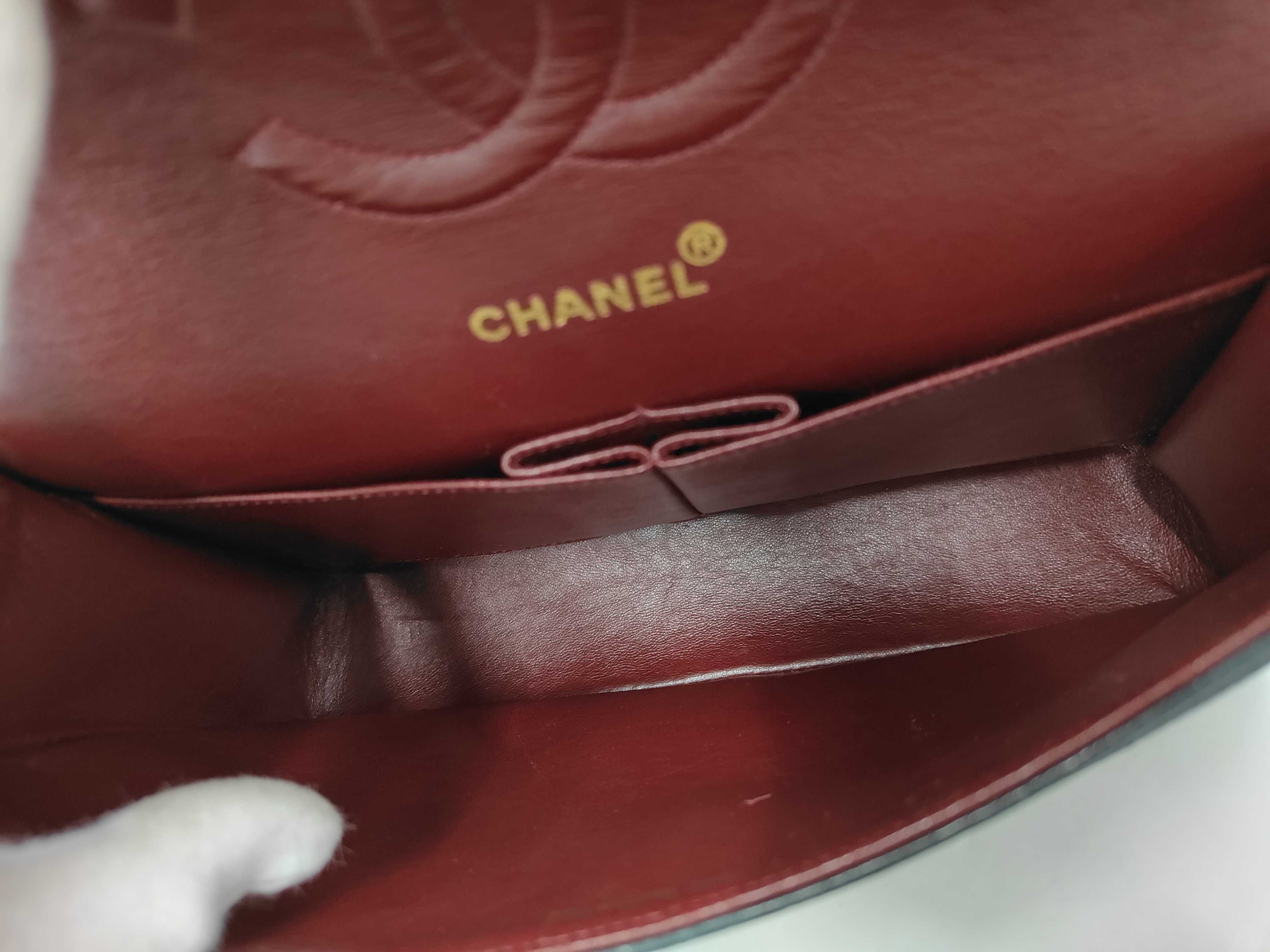 Matelassé 25 Lambskin Double Flap Double Chain Shoulder Bag — view 9