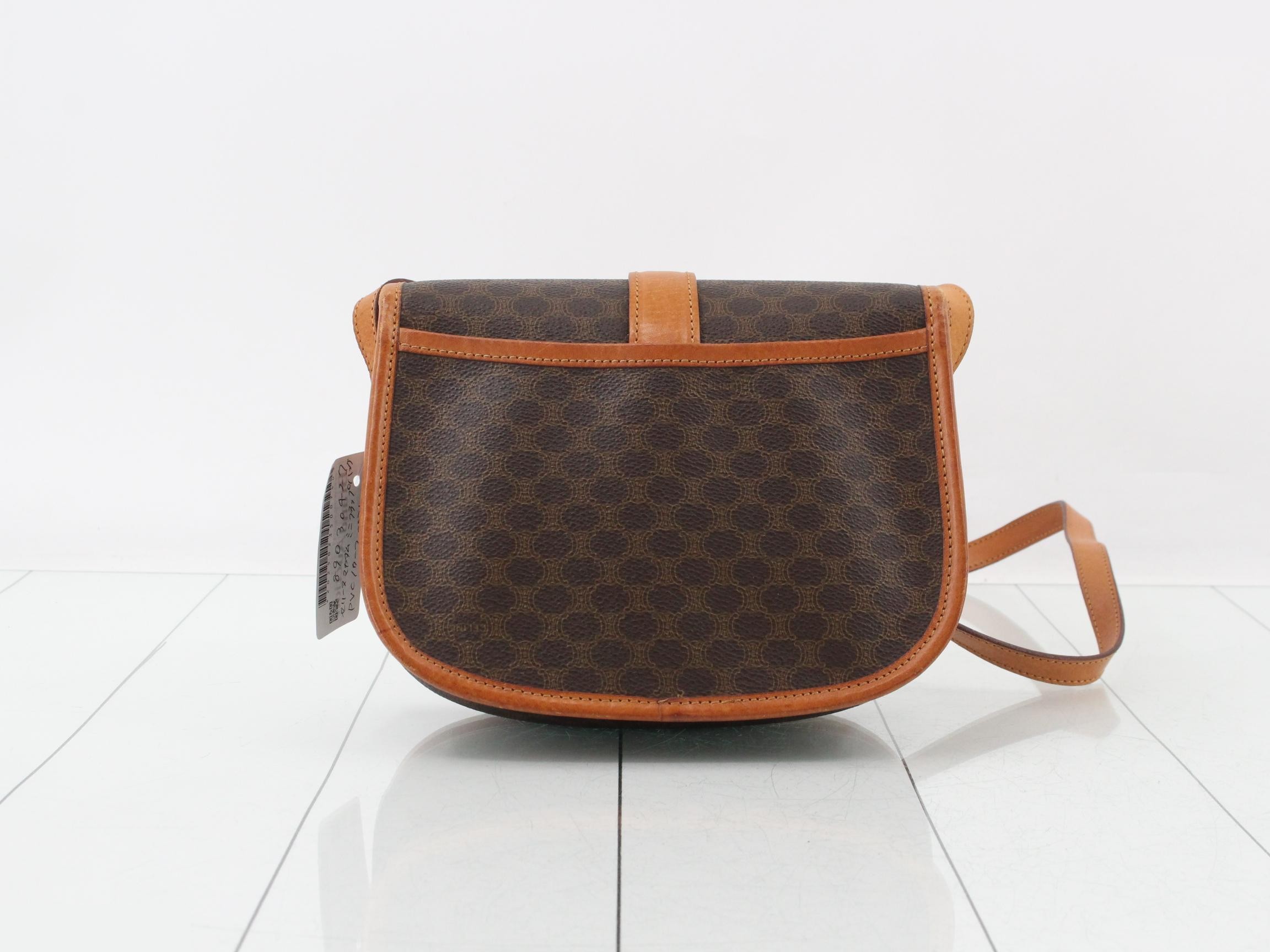Macadam Mini Flap Bag, Brown, 22 x 18 x 7 cm — view 2