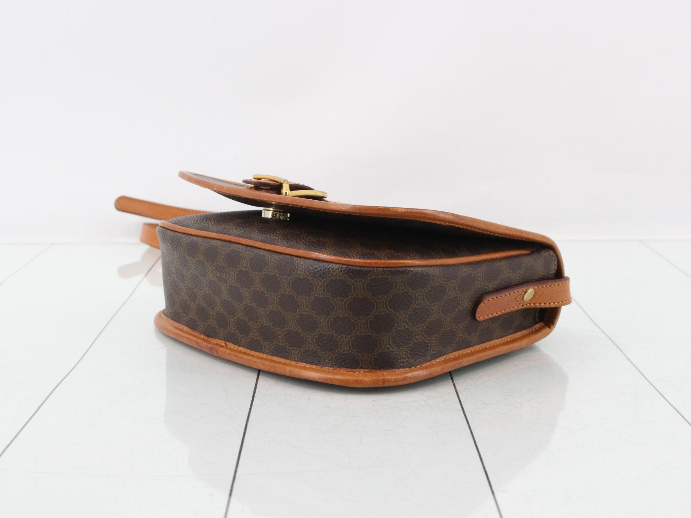 Macadam Mini Flap Bag, Brown, 22 x 18 x 7 cm — view 6