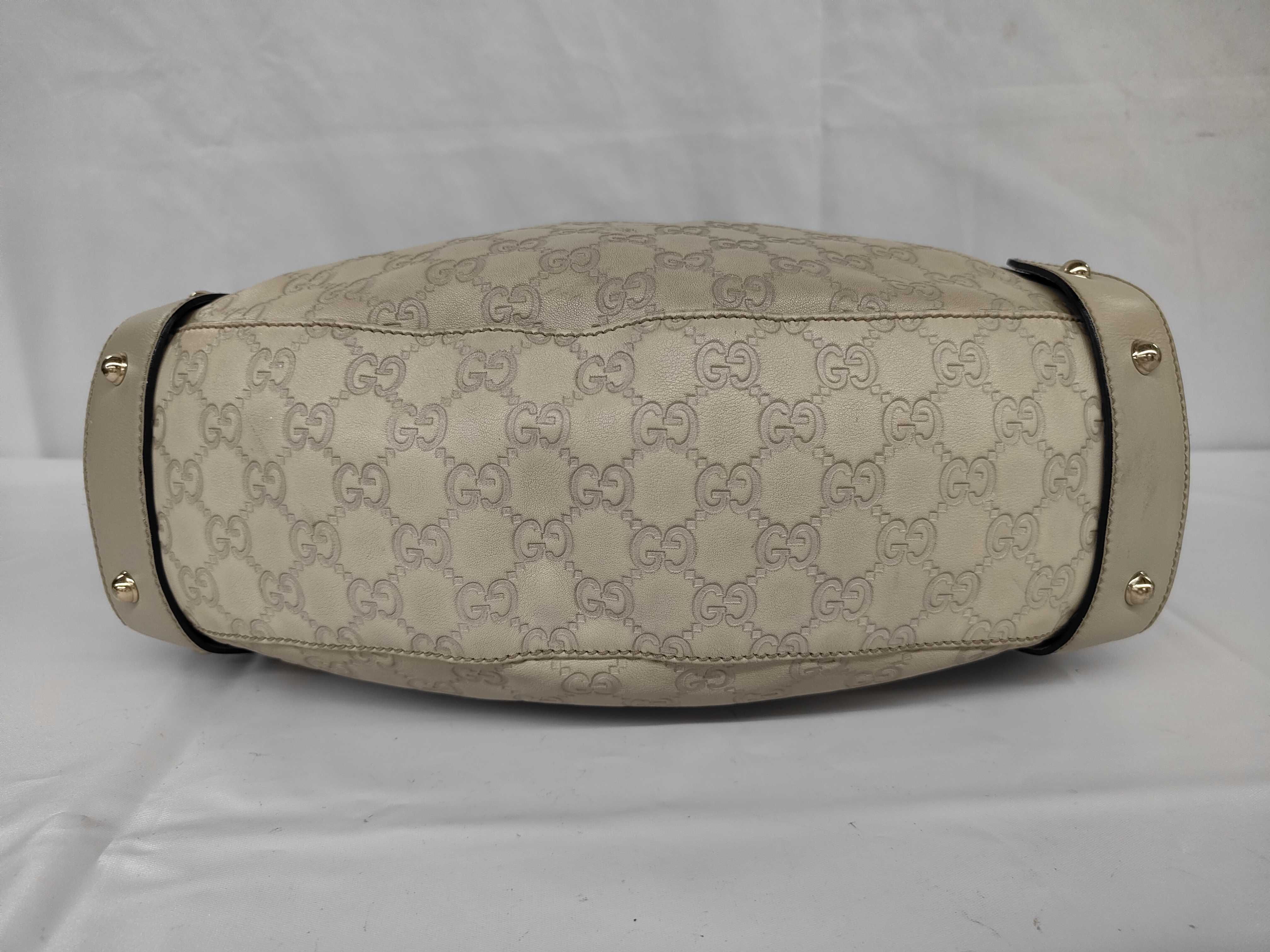 Shima Leather Horsebit Woven Shoulder Bag Tote Bag — view 8
