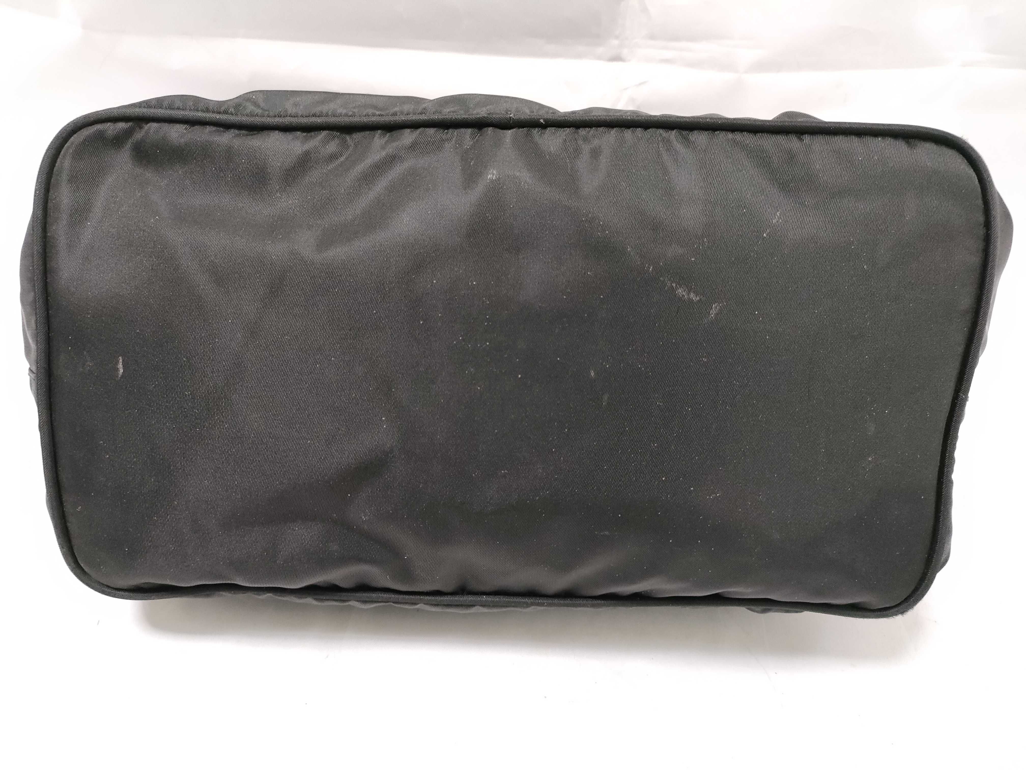 Nylon One-Shoulder Bag with Triangle Logo — view 7